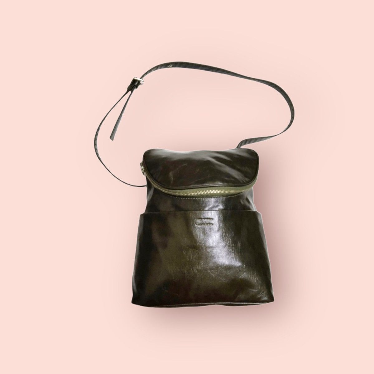 Leather × Michel Klein × Vintage MICHEL KLEIN VINTAGE GREEN LEATHER BAG Size ONE SIZE - 1 Thumbnail