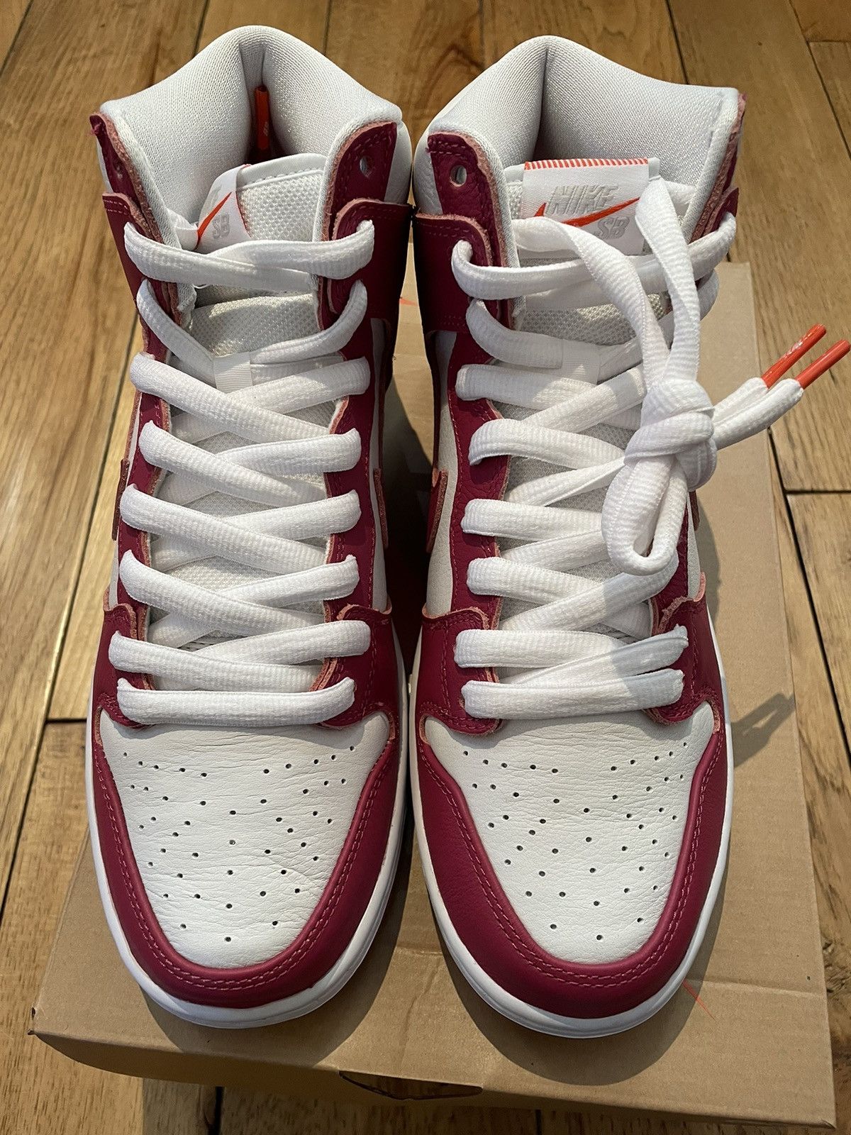Nike Nike Dunk High SB Pro Sweet Beet Orange Label Size US 9 / EU 42 - 3 Thumbnail