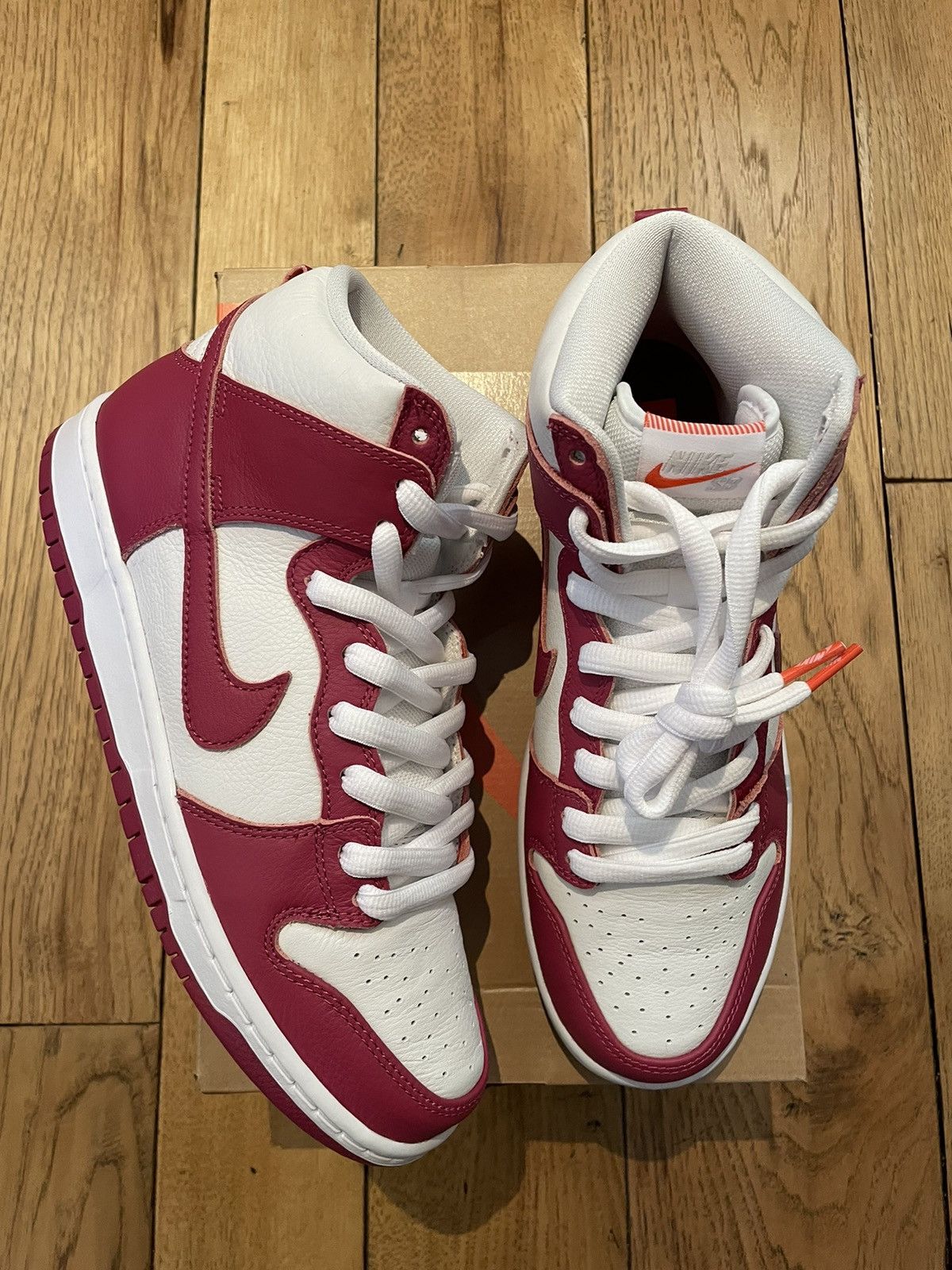 Nike Dunk High SB Pro Sweet Beet Orange Label