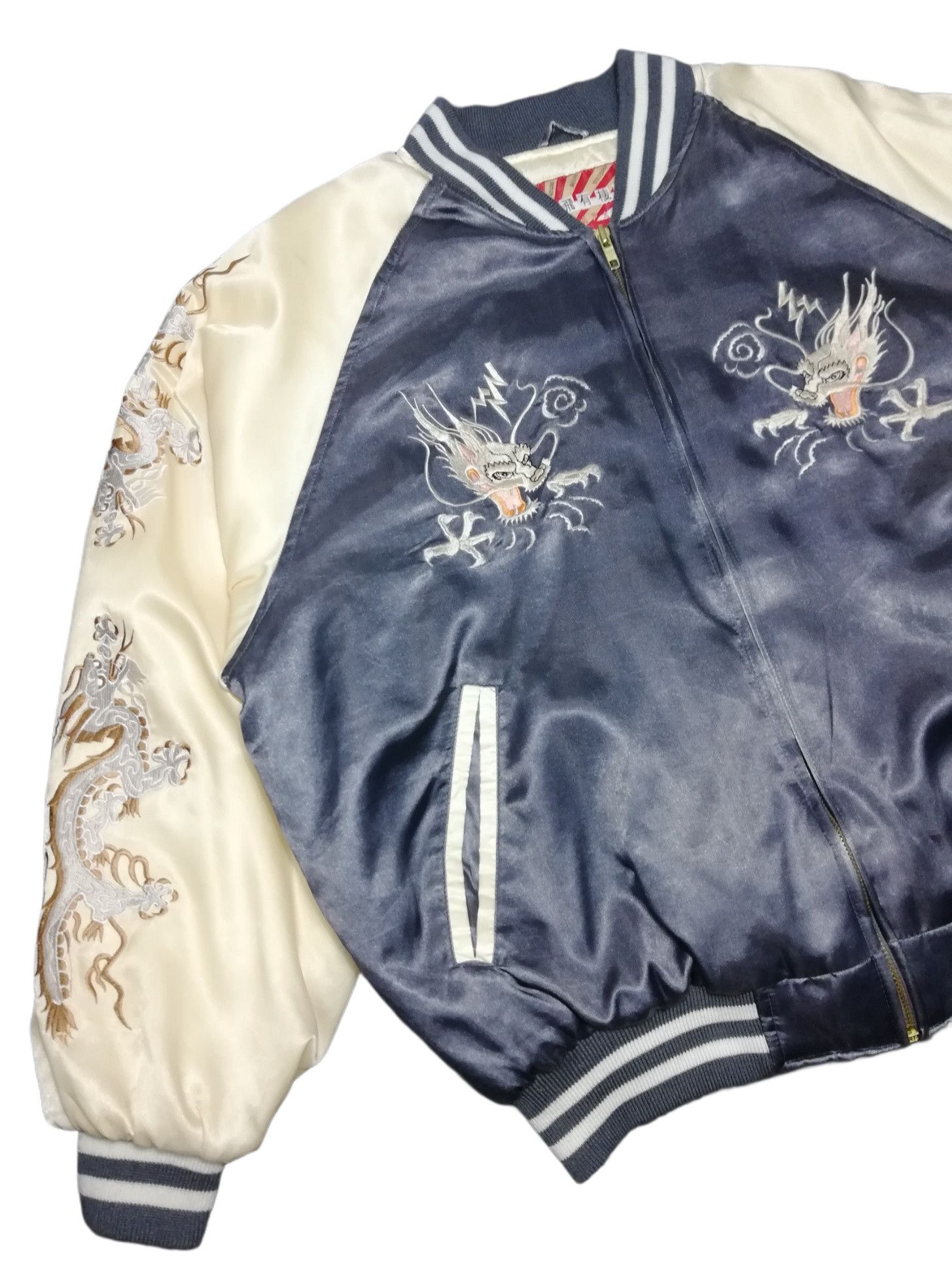Japanese Brand 🔥DOPE RARE 🐉 Dragon Ryu Tattoo Art Embroidery Embroidered Size US M / EU 48-50 / 2 - 11 Thumbnail