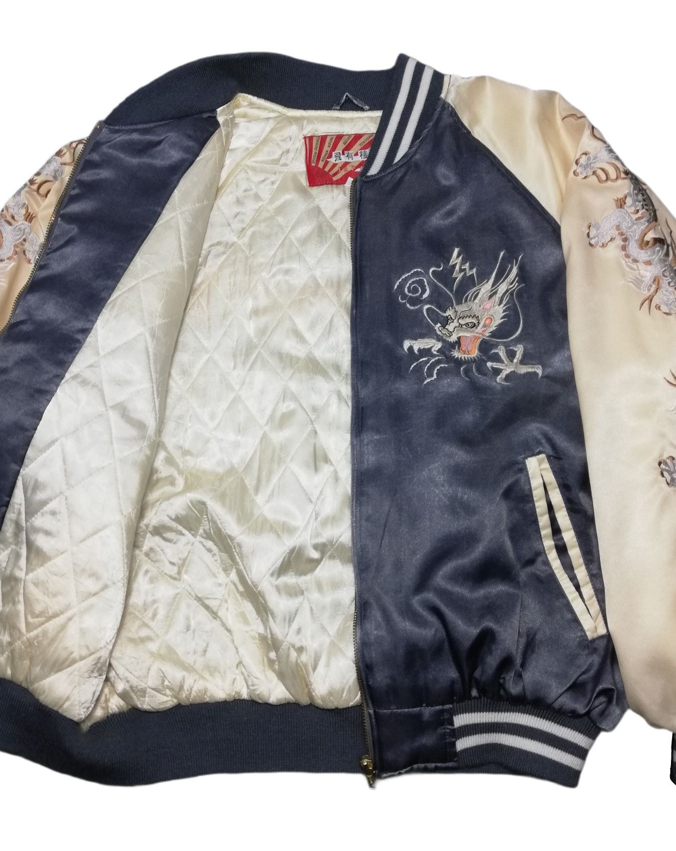 Japanese Brand 🔥DOPE RARE 🐉 Dragon Ryu Tattoo Art Embroidery Embroidered Size US M / EU 48-50 / 2 - 16 Thumbnail