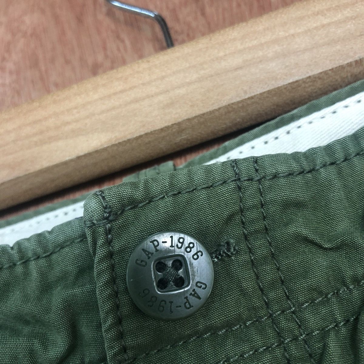 Gap × Japanese Brand GAP Kids Green Multipocket Cargo Pants #2328 Size 28" / US 6 / IT 42 - 8 Thumbnail