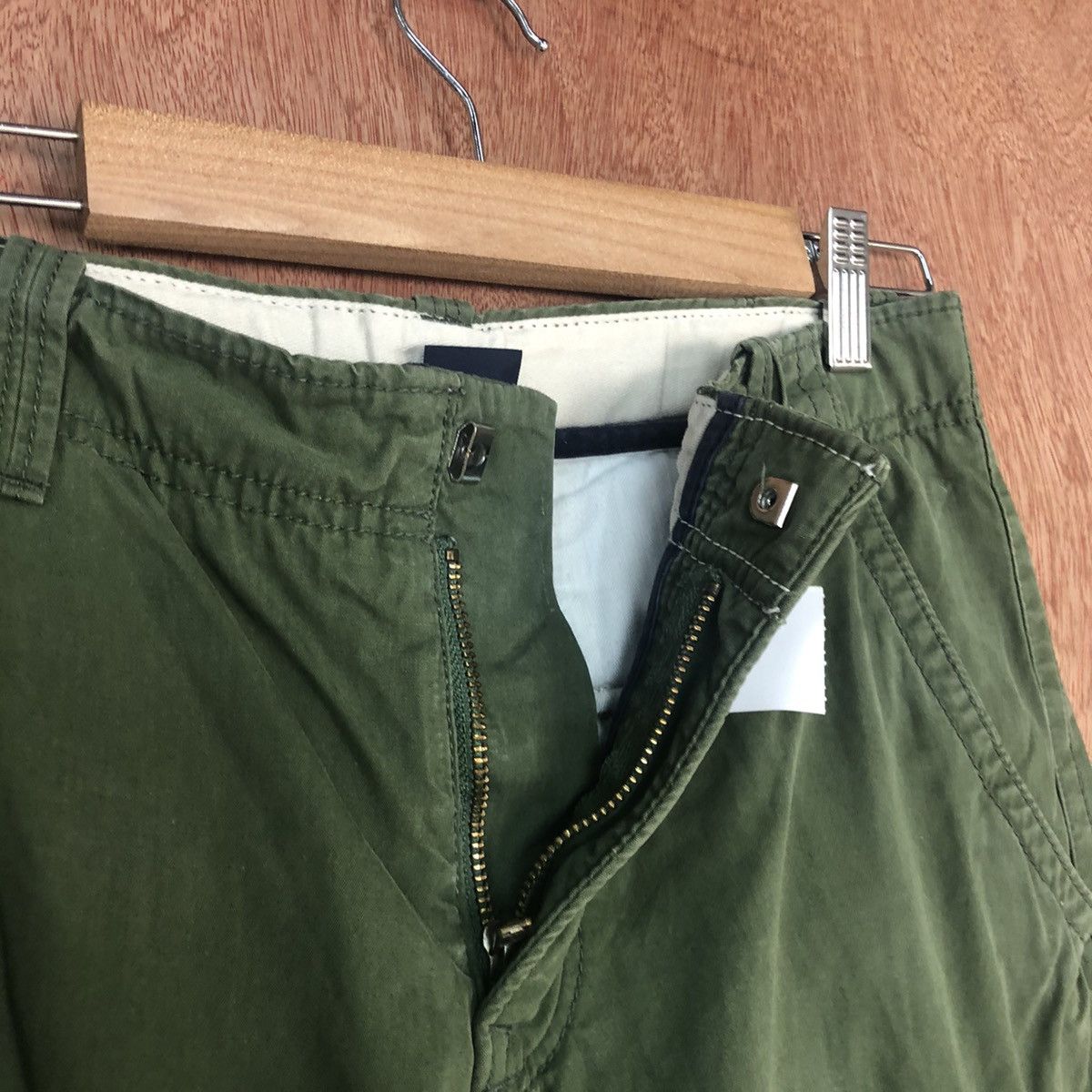 Gap × Japanese Brand GAP Kids Green Multipocket Cargo Pants #2328 Size 28" / US 6 / IT 42 - 9 Thumbnail