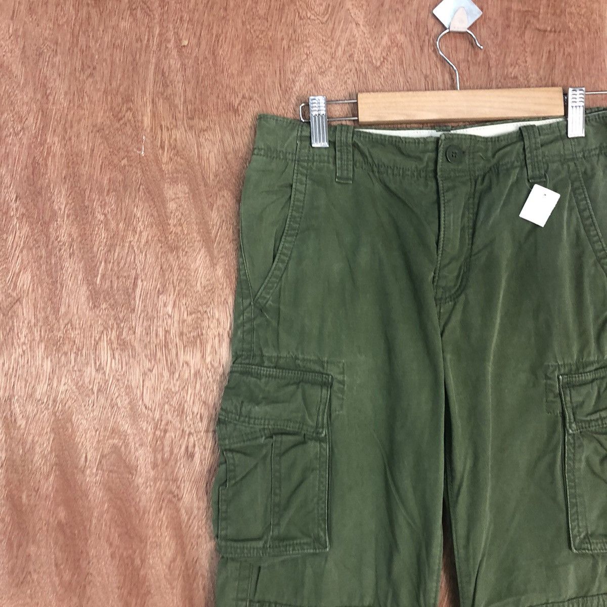 Gap × Japanese Brand GAP Kids Green Multipocket Cargo Pants #2328 Size 28" / US 6 / IT 42 - 6 Thumbnail