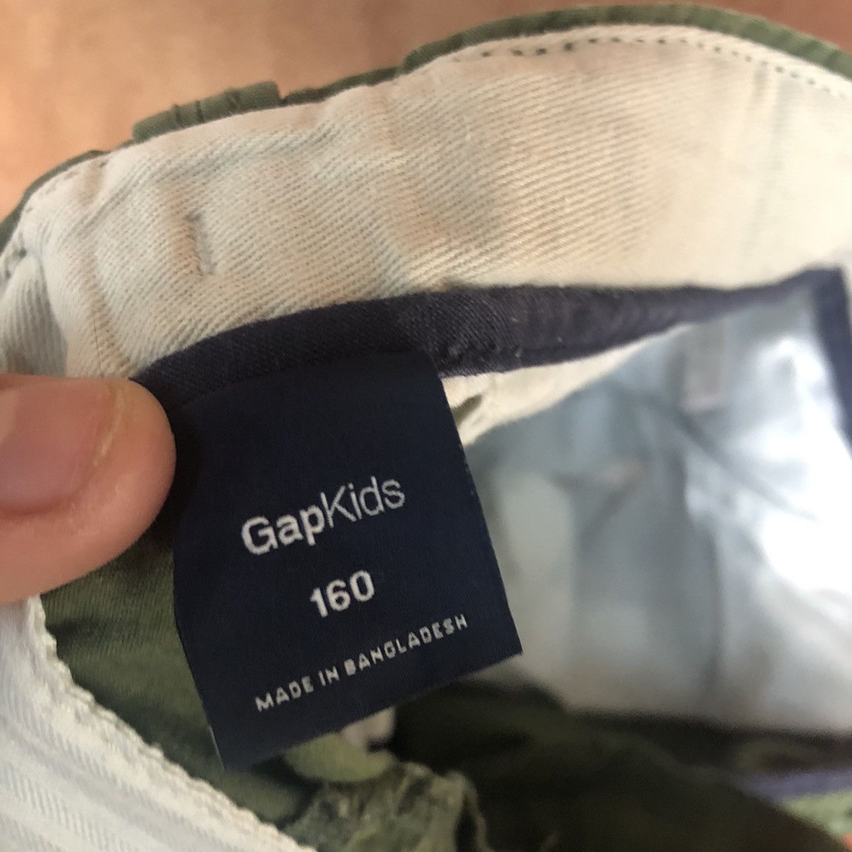 Gap × Japanese Brand GAP Kids Green Multipocket Cargo Pants #2328 Size 28" / US 6 / IT 42 - 13 Thumbnail