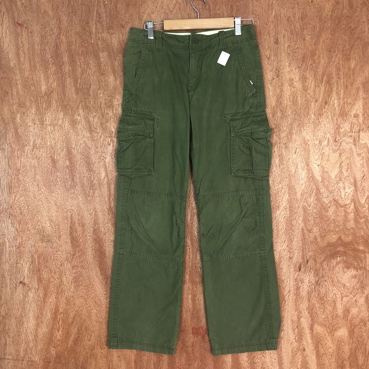 Gap × Japanese Brand GAP Kids Green Multipocket Cargo Pants #2328 Size 28" / US 6 / IT 42 - 1 Thumbnail