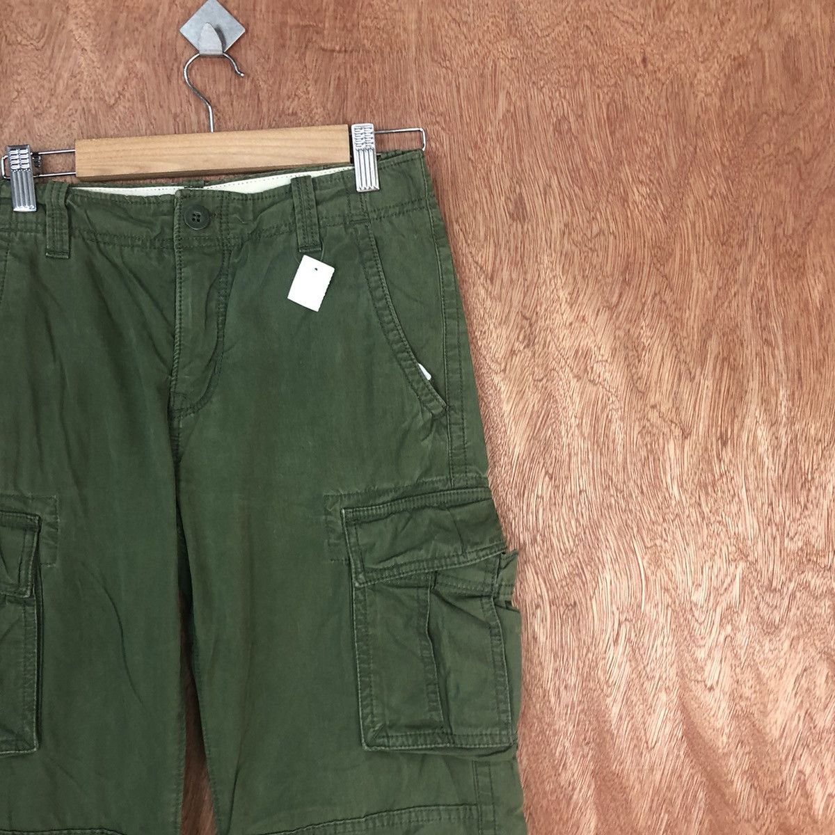 Gap × Japanese Brand GAP Kids Green Multipocket Cargo Pants #2328 Size 28" / US 6 / IT 42 - 5 Thumbnail