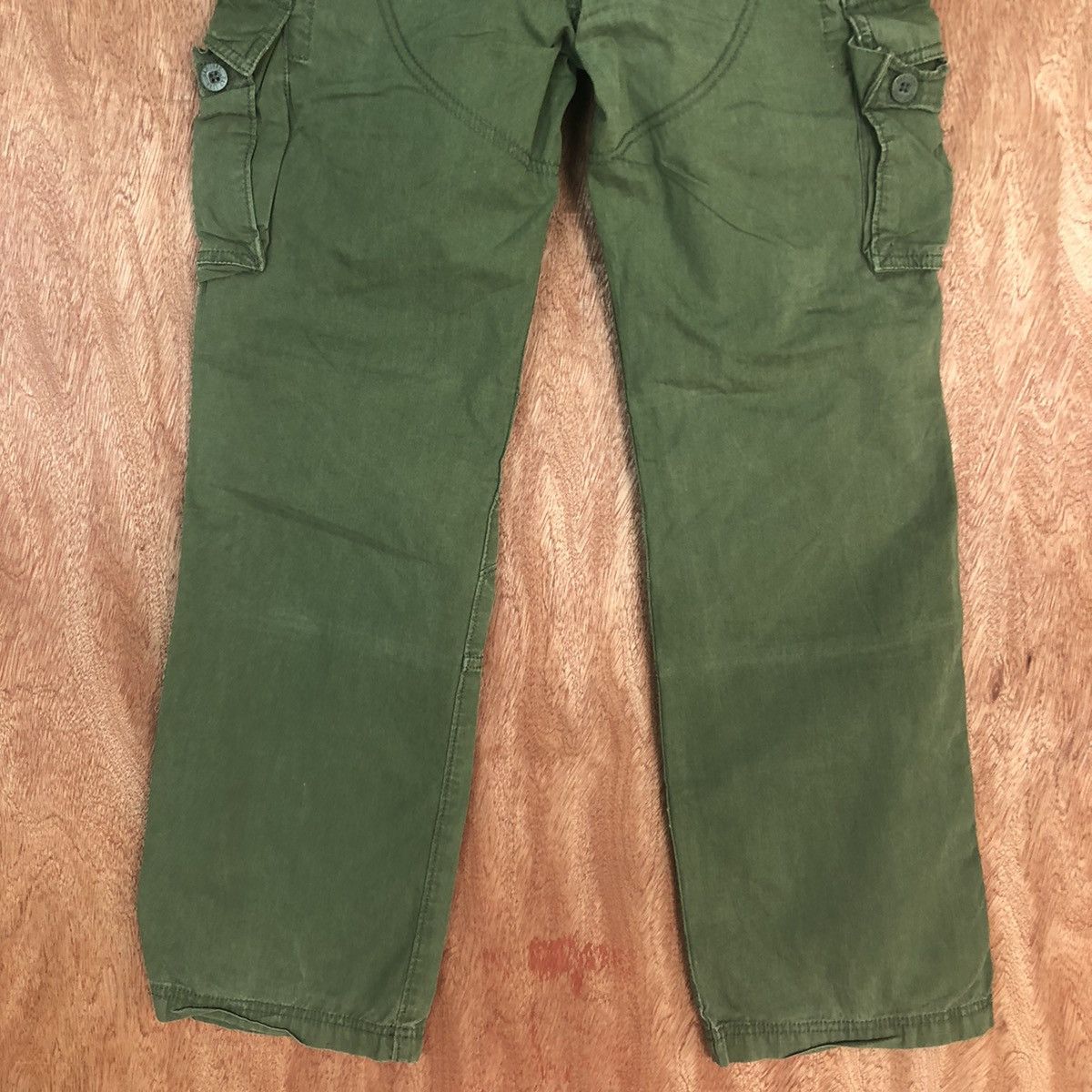 Gap × Japanese Brand GAP Kids Green Multipocket Cargo Pants #2328 Size 28" / US 6 / IT 42 - 12 Thumbnail