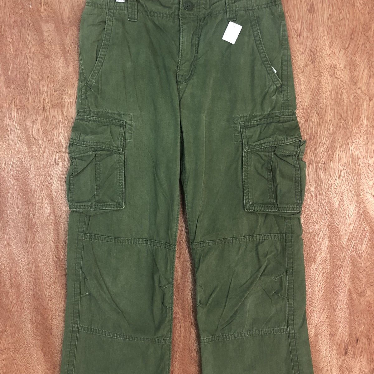 Gap × Japanese Brand GAP Kids Green Multipocket Cargo Pants #2328 Size 28" / US 6 / IT 42 - 4 Thumbnail