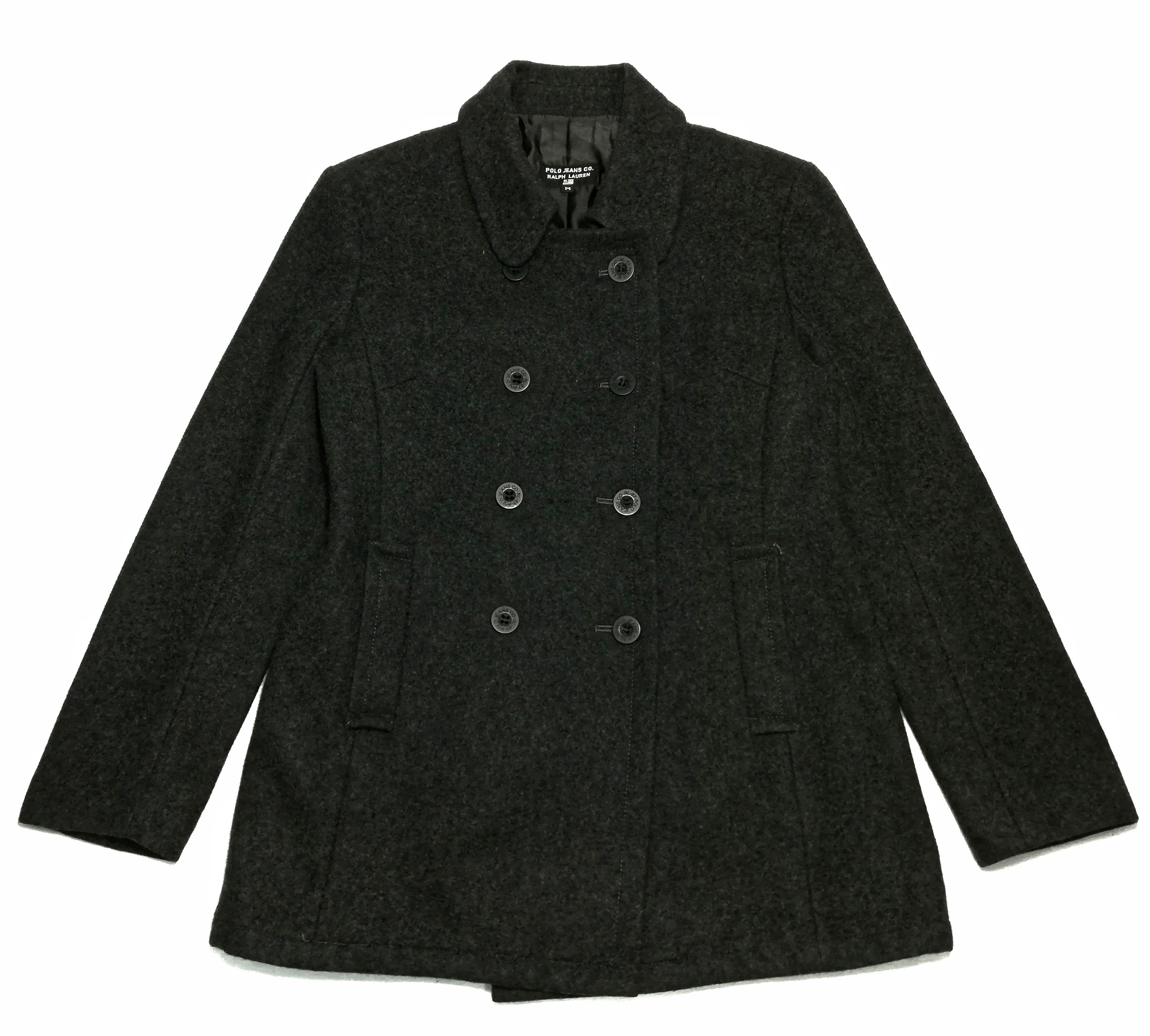 Polo Ralph Lauren × Ralph Lauren 🔥Polo Jeans Co. Ralph Lauren Wool / Nylon Pea Coat🔥 Size US XS / EU 42 / 0 - 3 Thumbnail