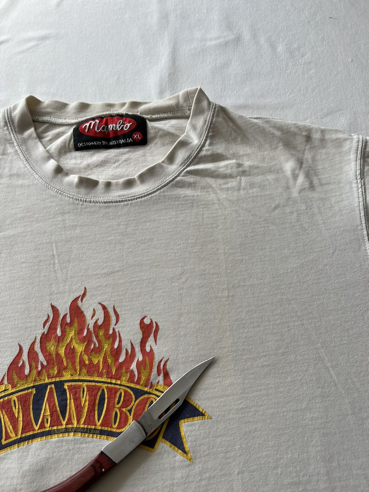 Mambo Vintage 2000 Mambo Сlown Flame Australia Surf Style Tee Size US XL / EU 56 / 4 - 9 Thumbnail