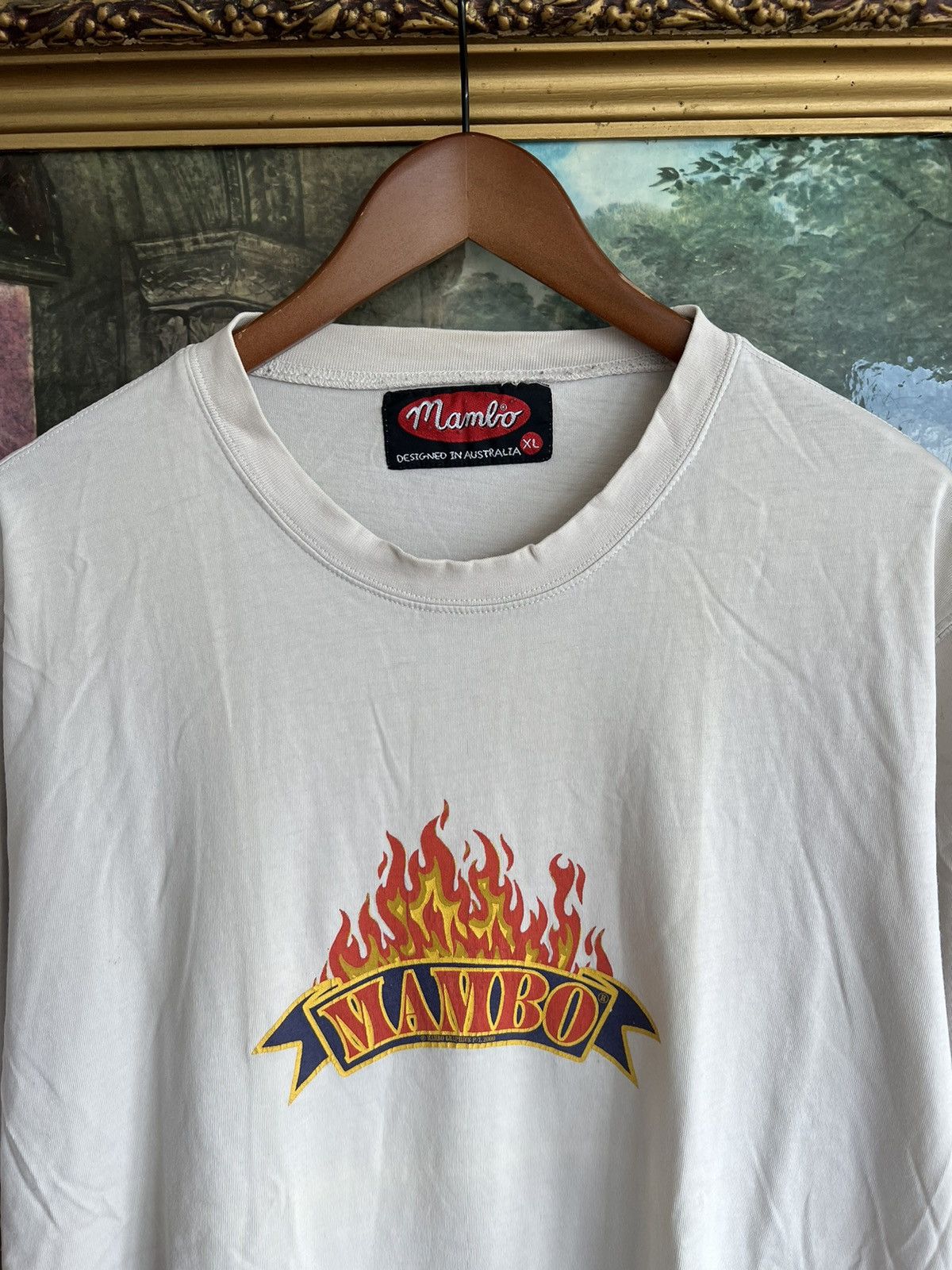Mambo Vintage 2000 Mambo Сlown Flame Australia Surf Style Tee Size US XL / EU 56 / 4 - 4 Thumbnail