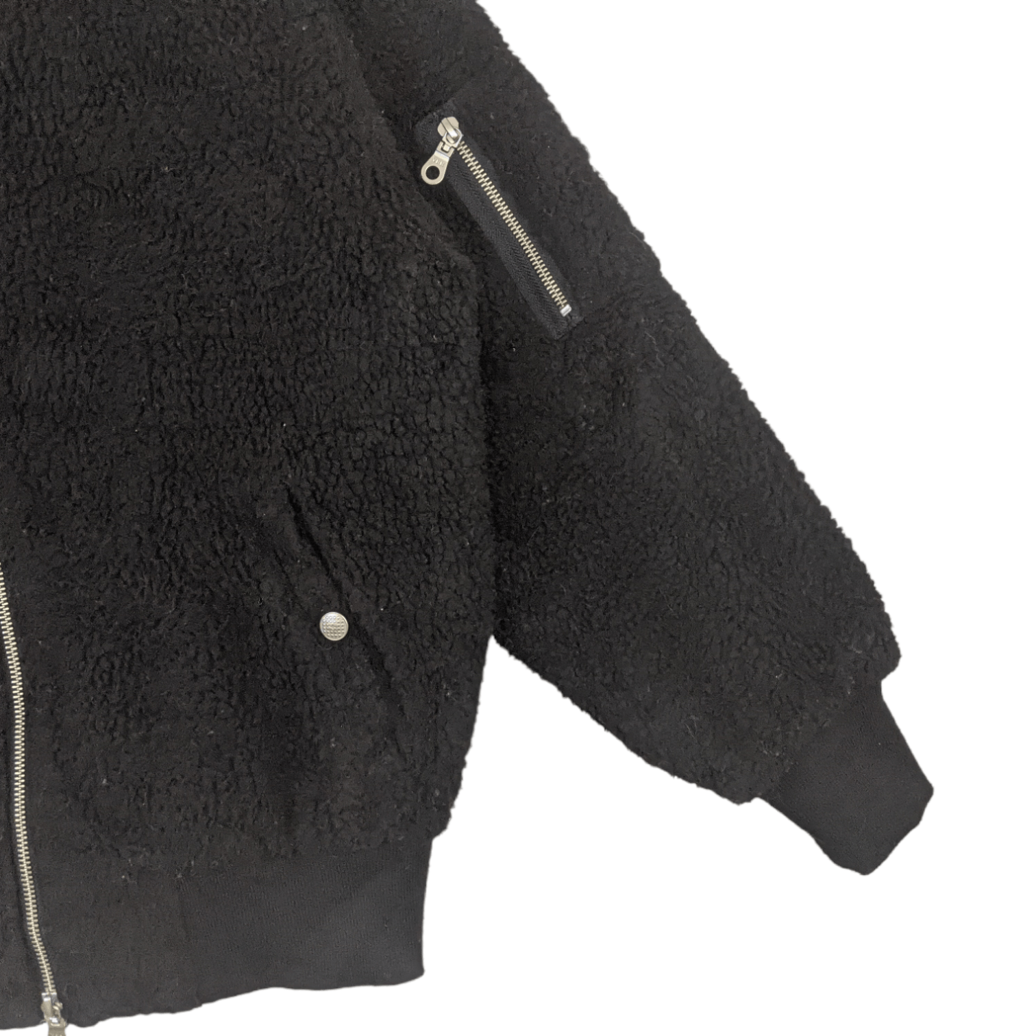 Japanese Brand Japan AZUL Fleece Fluffy Bomber Style Jacket Size US S / EU 44-46 / 1 - 5 Thumbnail