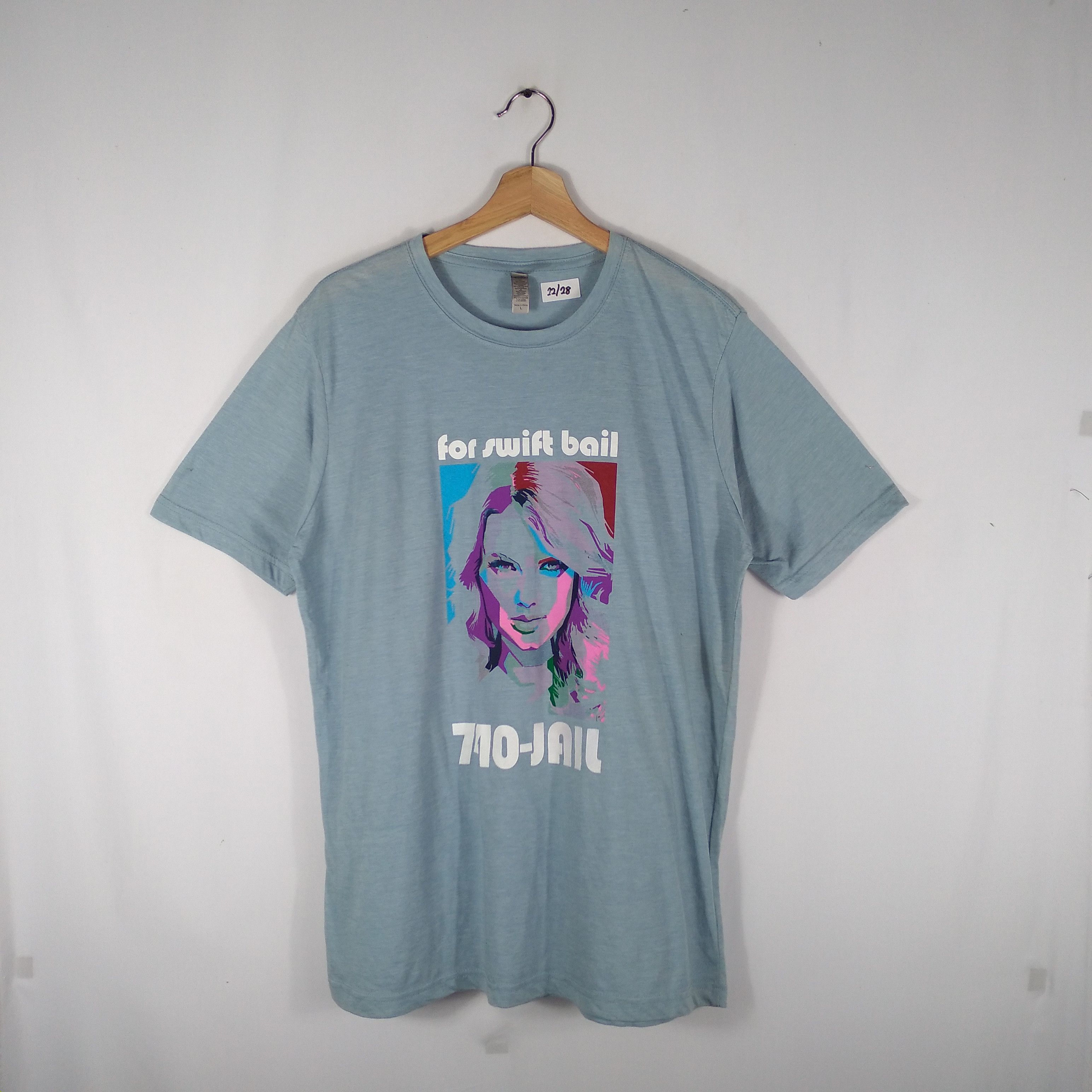Band Tees × Next Level Vintage Y2K Iconic Female Singer Taylor Swift Promo Tee Size US L / EU 52-54 / 3 - 1 Thumbnail