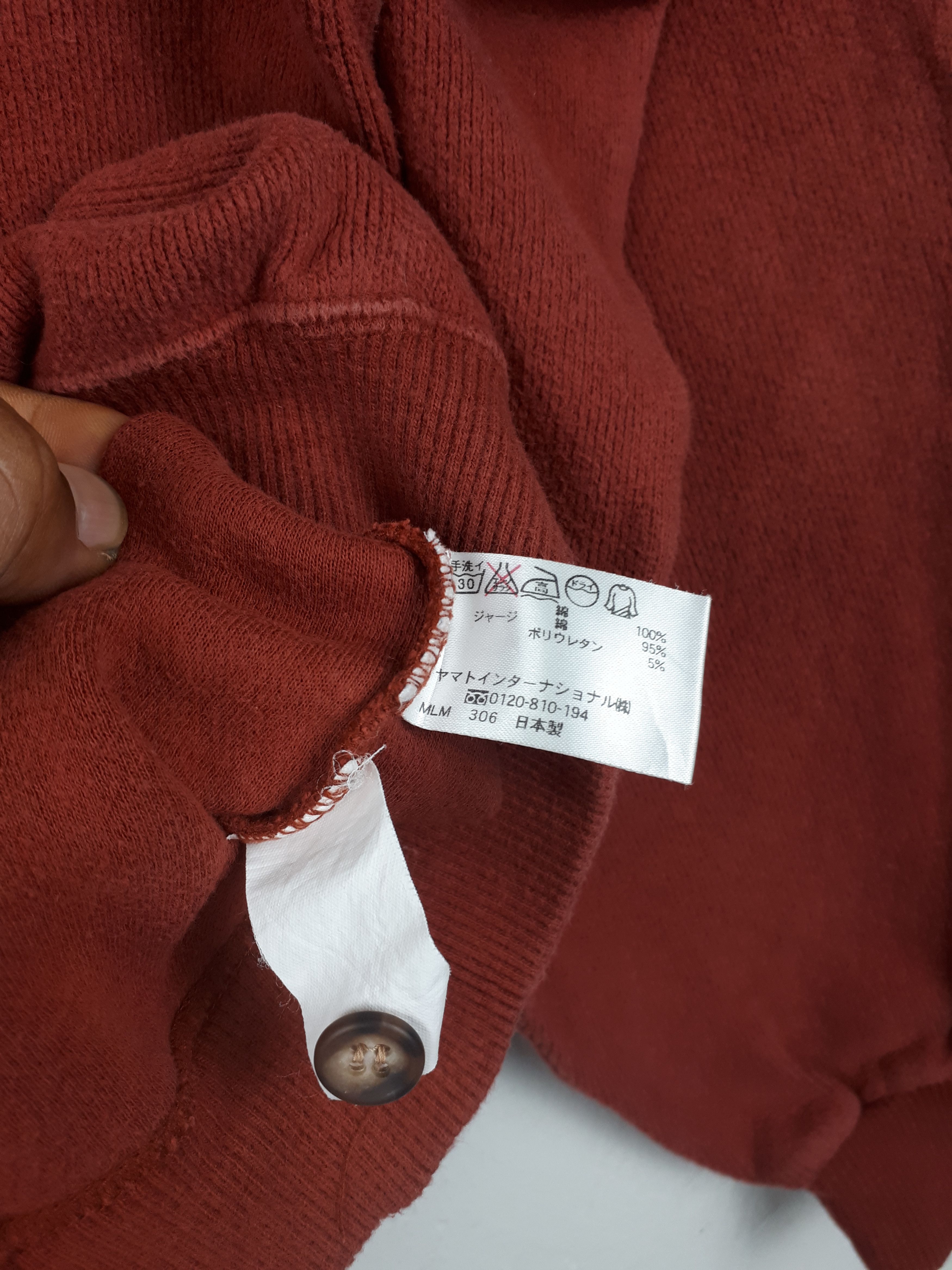 Japanese Brand Vintage Crocodile Quarter Button Single Pocket Sweatshirt Size US S / EU 44-46 / 1 - 5 Thumbnail
