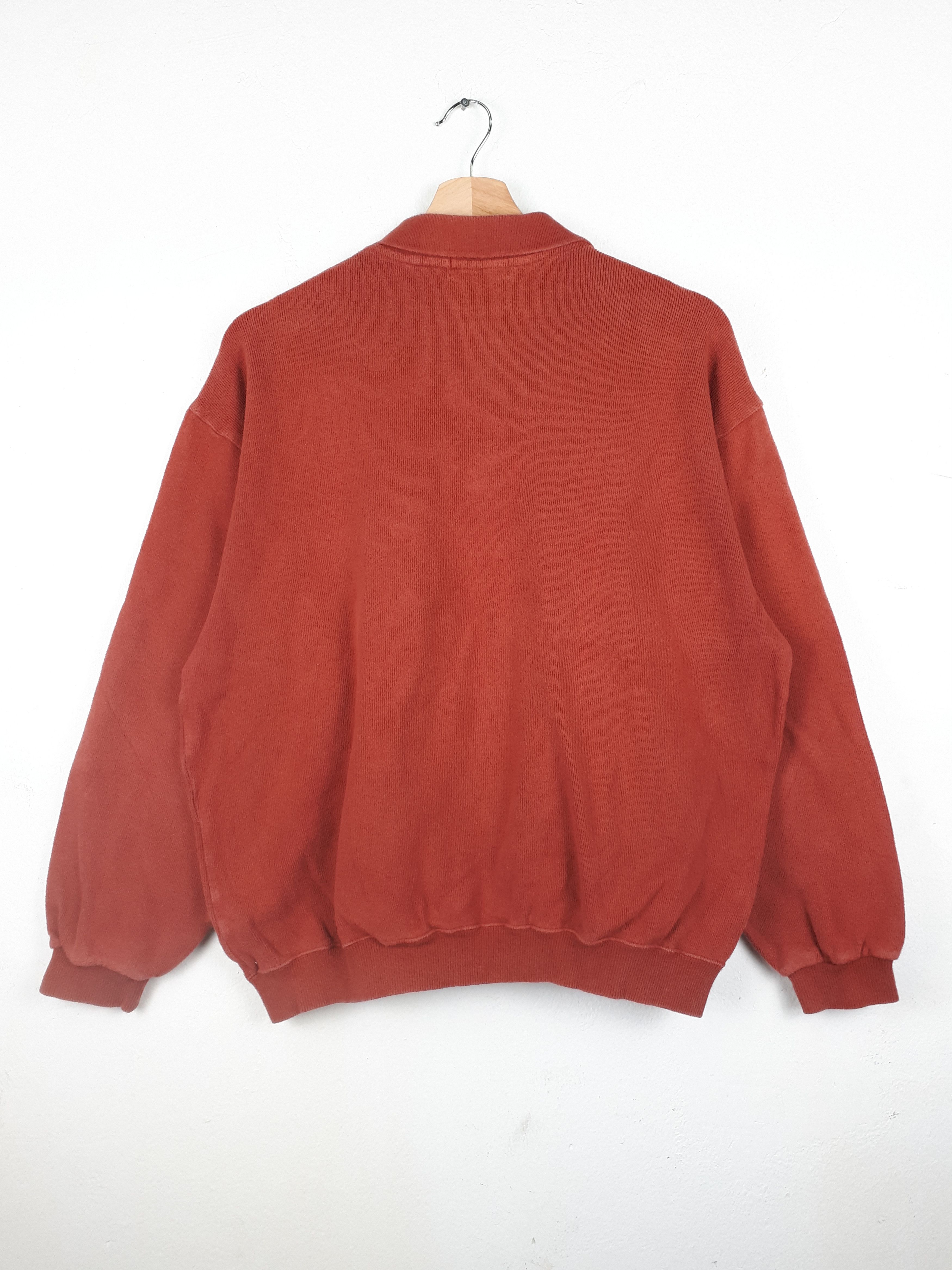 Japanese Brand Vintage Crocodile Quarter Button Single Pocket Sweatshirt Size US S / EU 44-46 / 1 - 3 Thumbnail