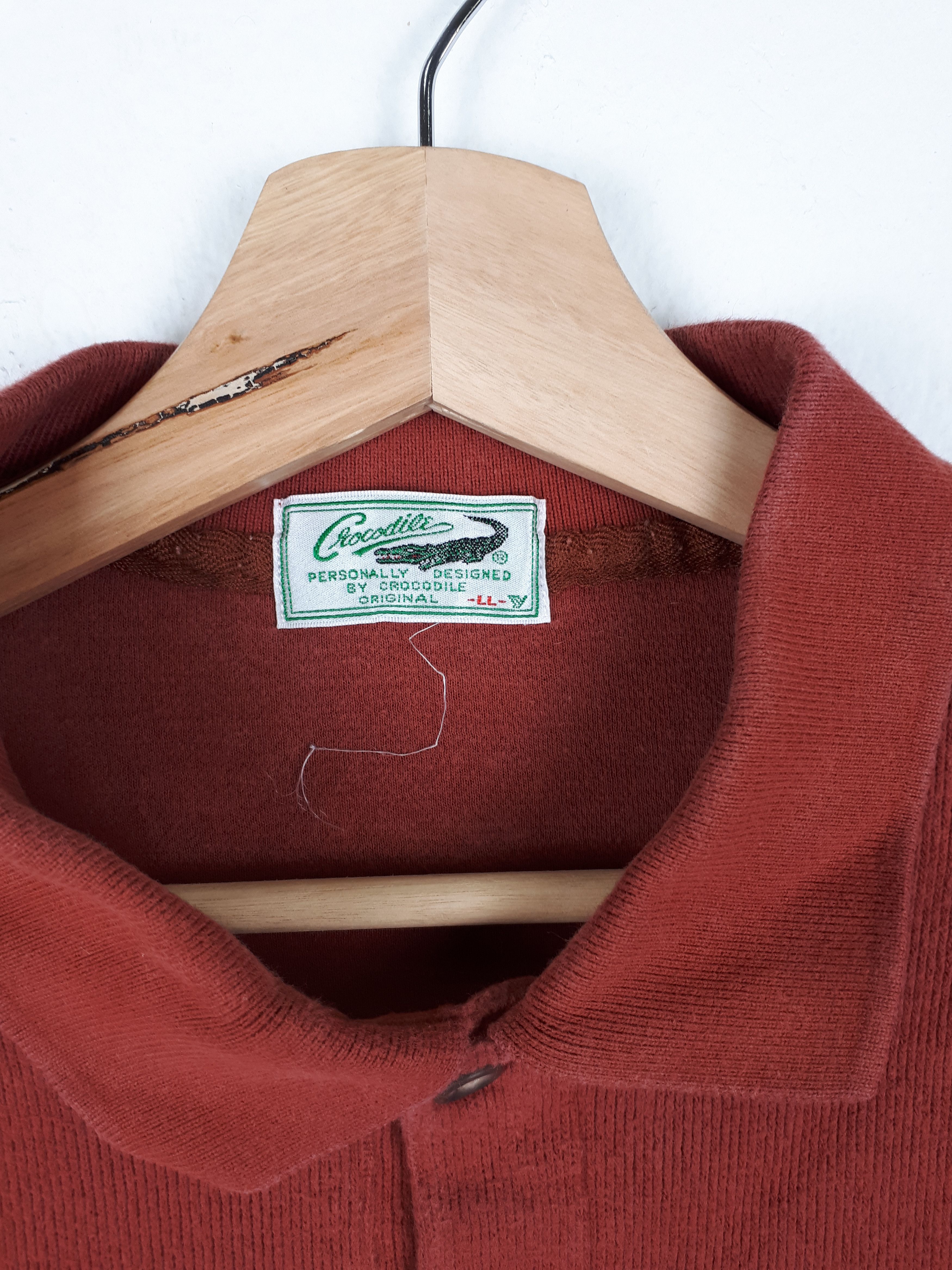 Japanese Brand Vintage Crocodile Quarter Button Single Pocket Sweatshirt Size US S / EU 44-46 / 1 - 4 Thumbnail