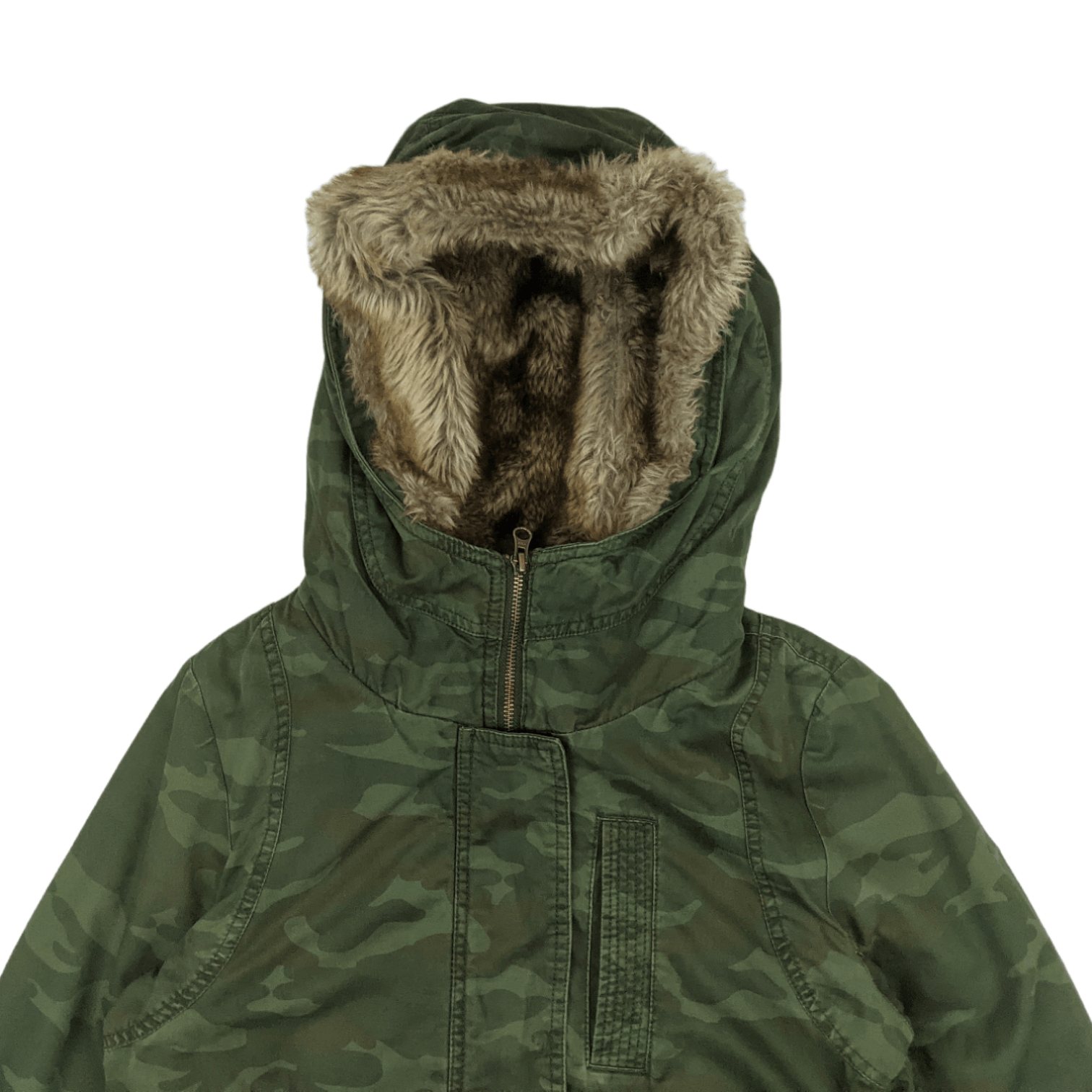 Japanese Brand Japan FLASH REPORT Camouflage Winter Parka Jacket Size US S / EU 44-46 / 1 - 4 Thumbnail
