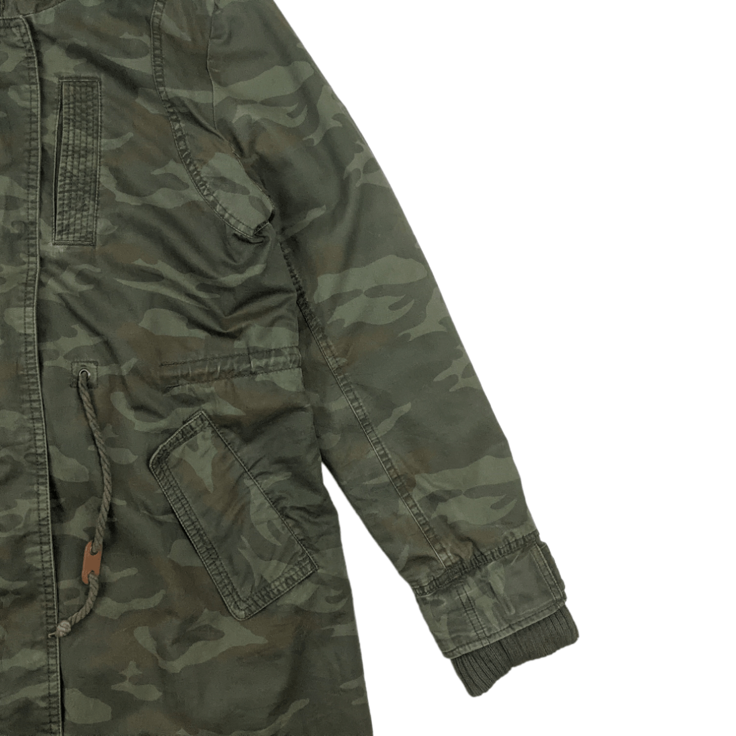 Japanese Brand Japan FLASH REPORT Camouflage Winter Parka Jacket Size US S / EU 44-46 / 1 - 6 Thumbnail