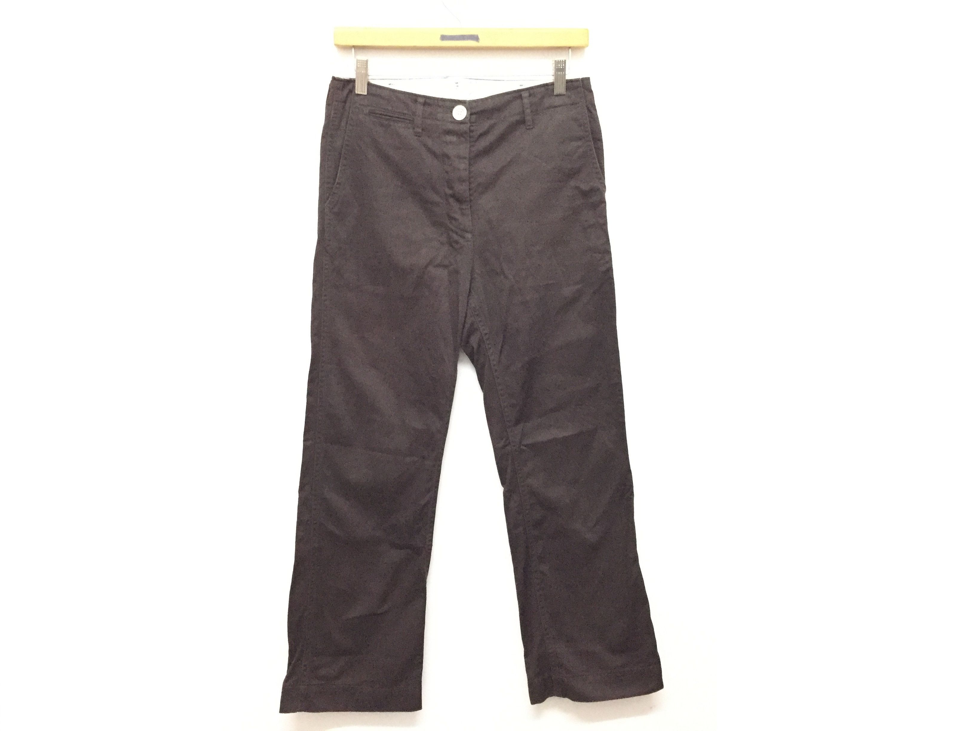 Visvim Visvim Tin Button fly wide leg crop pants Size US 29 - 2 Thumbnail