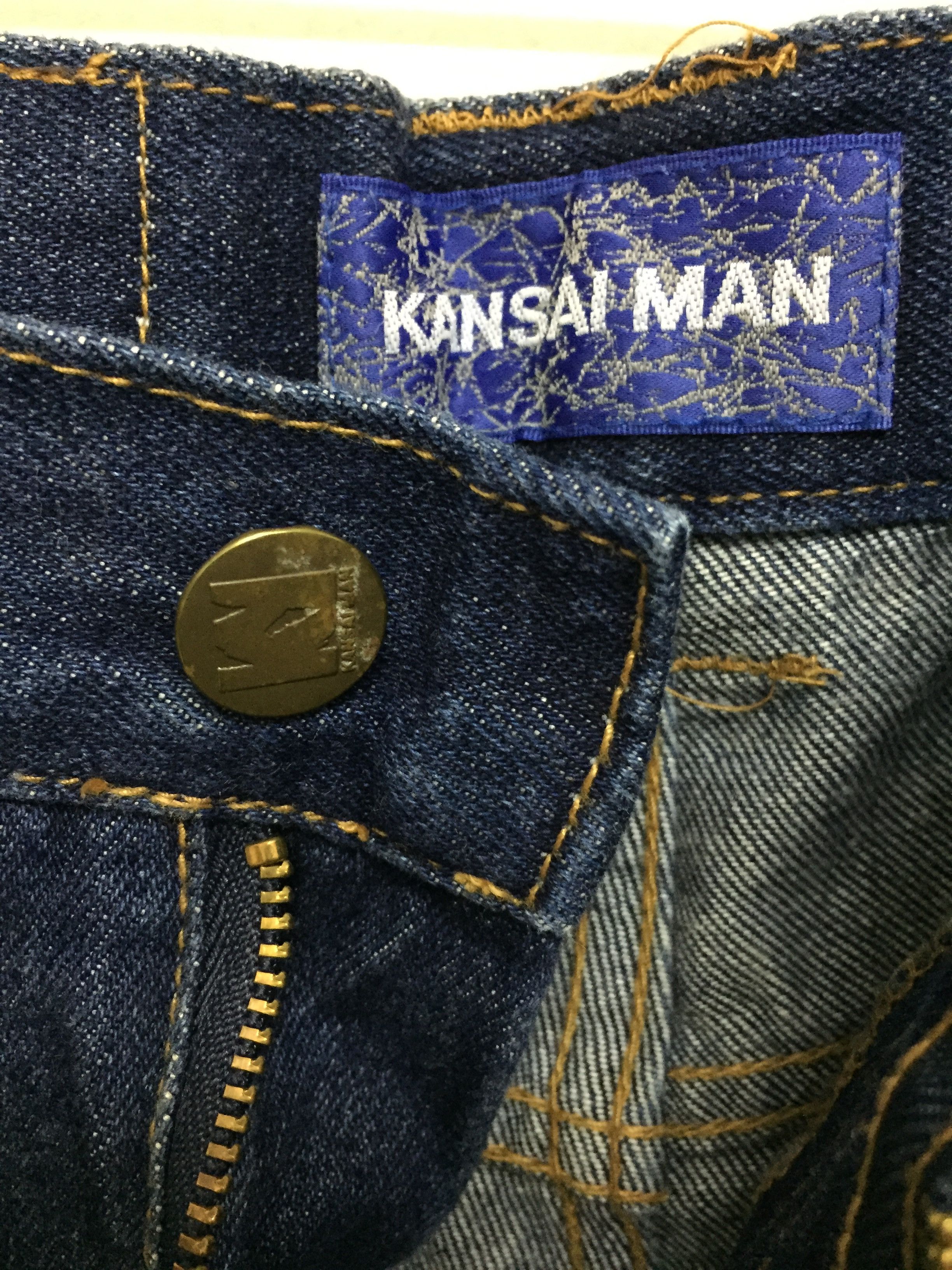Kansai Yamamoto 80's Kansai MAN Embroidered Gold Dragon Wide leg Baggy Size US 34 / EU 50 - 9 Thumbnail