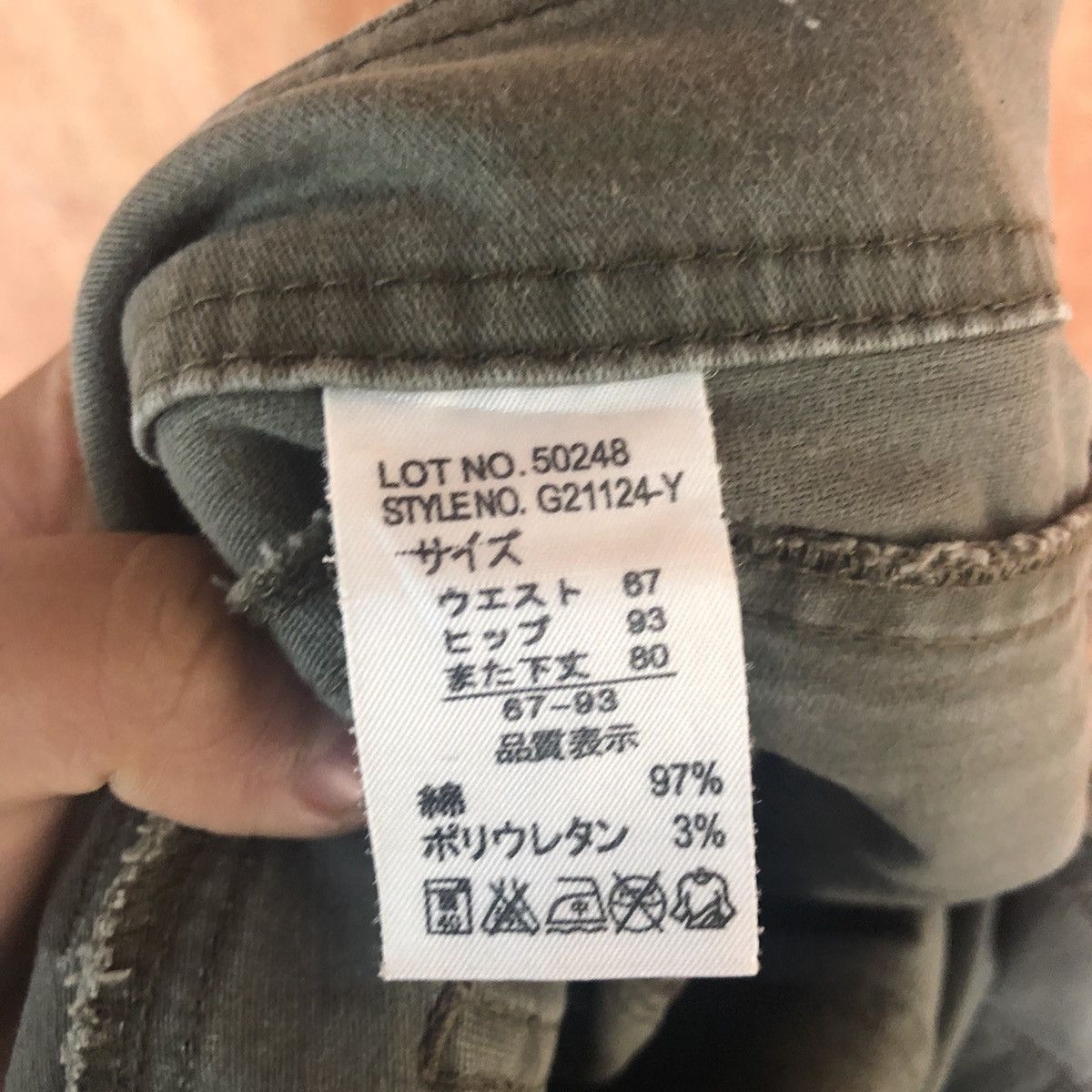 Japanese Brand Luxury Jeans Grey Multipocket cargo Pants #2321 Size US 27 - 14 Thumbnail