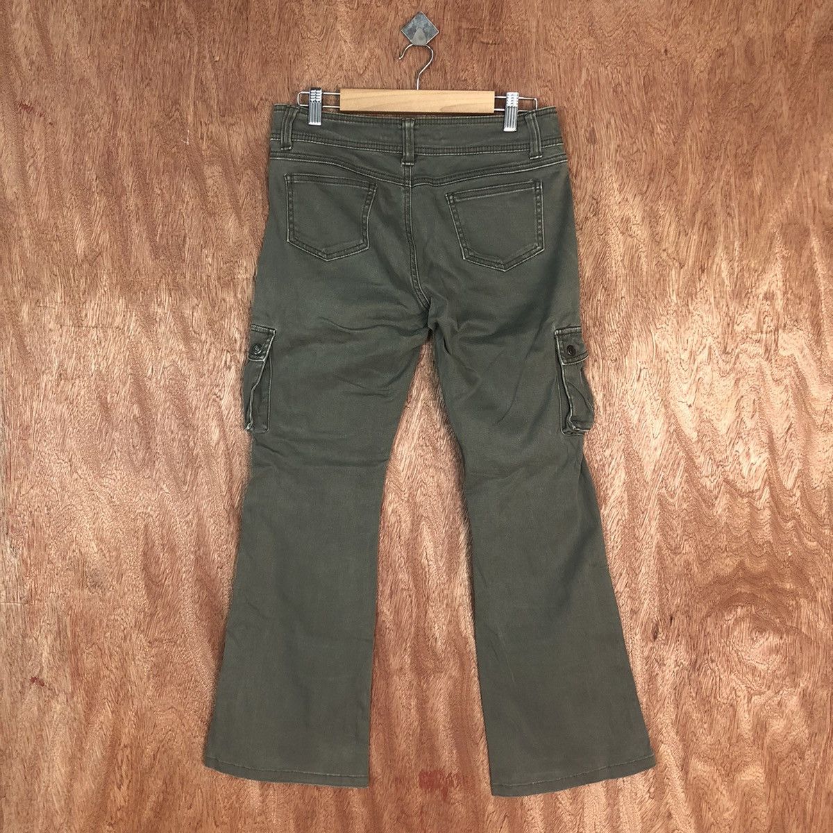 Japanese Brand Luxury Jeans Grey Multipocket cargo Pants #2321 Size US 27 - 10 Thumbnail