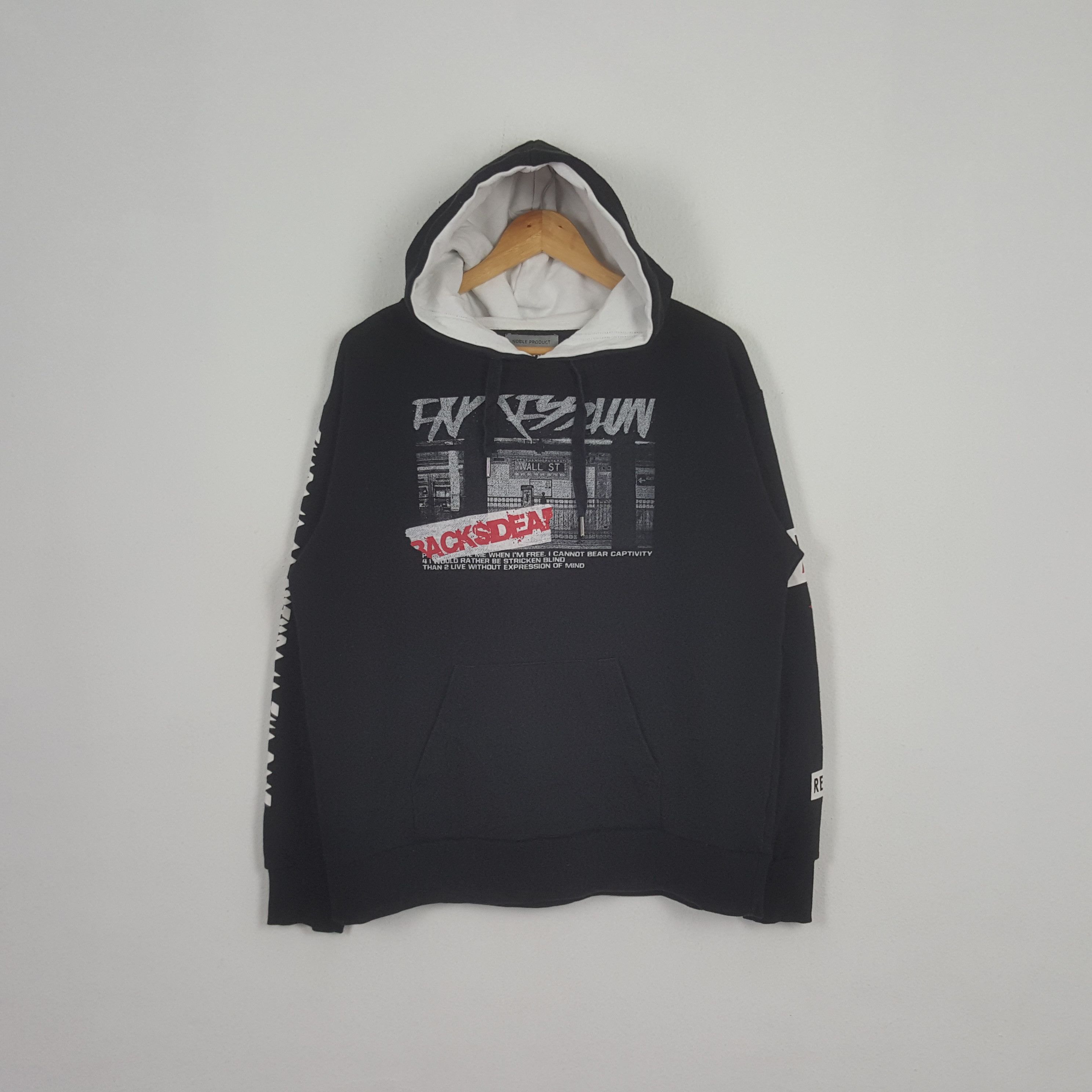 Japanese Brand Vintage Receive Japanese Brand Overprint Design Hoodies Size US L / EU 52-54 / 3 - 1 Thumbnail