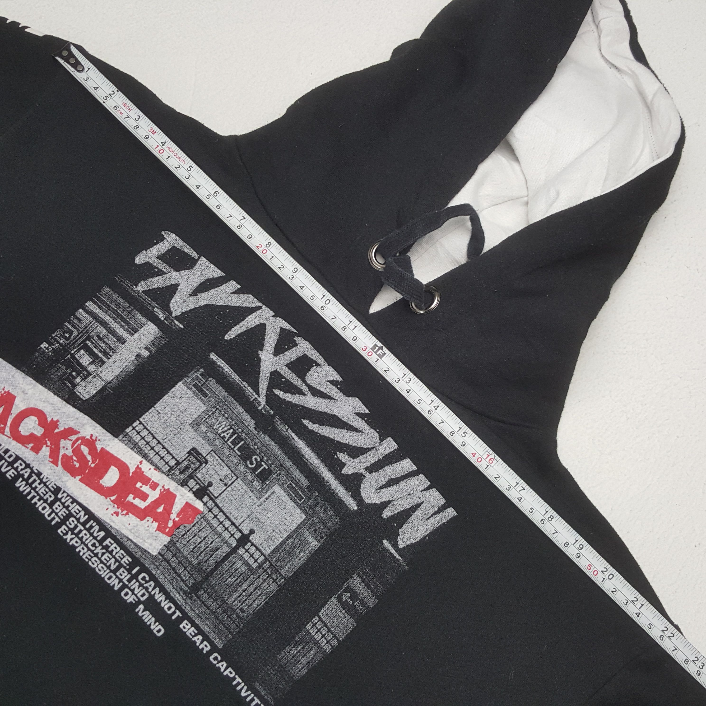 Japanese Brand Vintage Receive Japanese Brand Overprint Design Hoodies Size US L / EU 52-54 / 3 - 5 Thumbnail