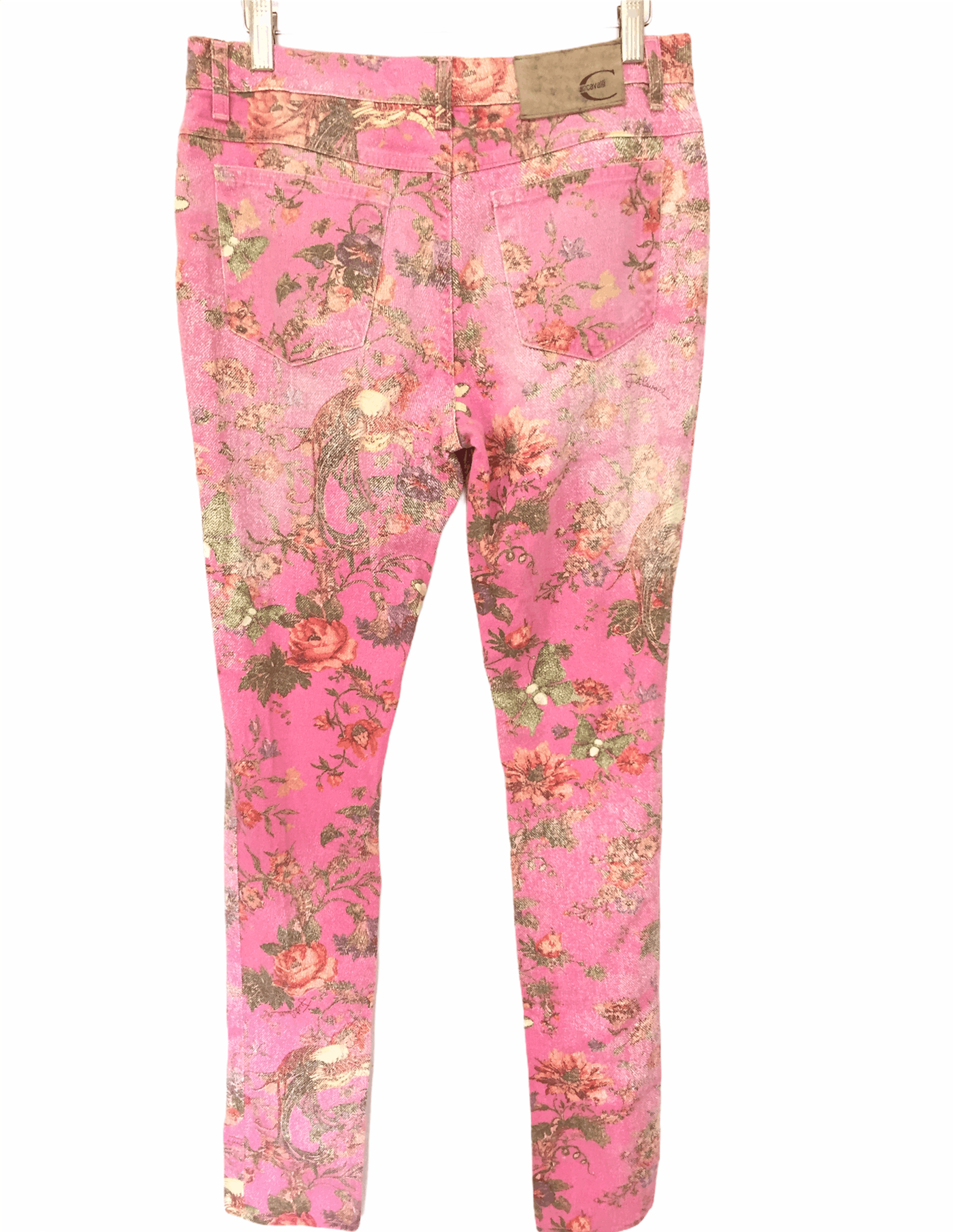 Just Cavalli Just Cavalli Pink Floral pants Japan Exclusive Production Size 29" - 8 Thumbnail
