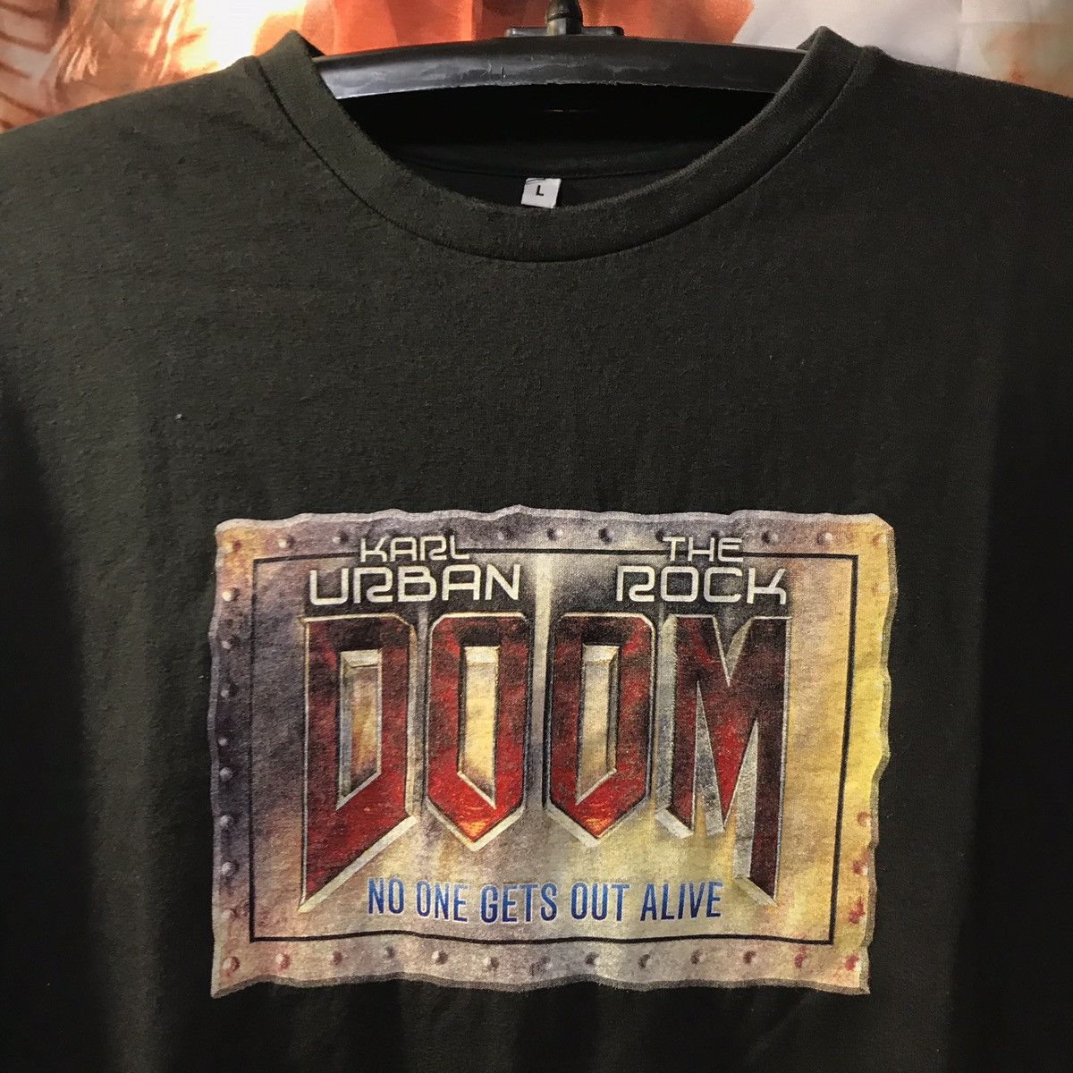 Vintage Doom No One Gets Out Alive Movie Tee 2005s Size US L / EU 52-54 / 3 - 3 Thumbnail