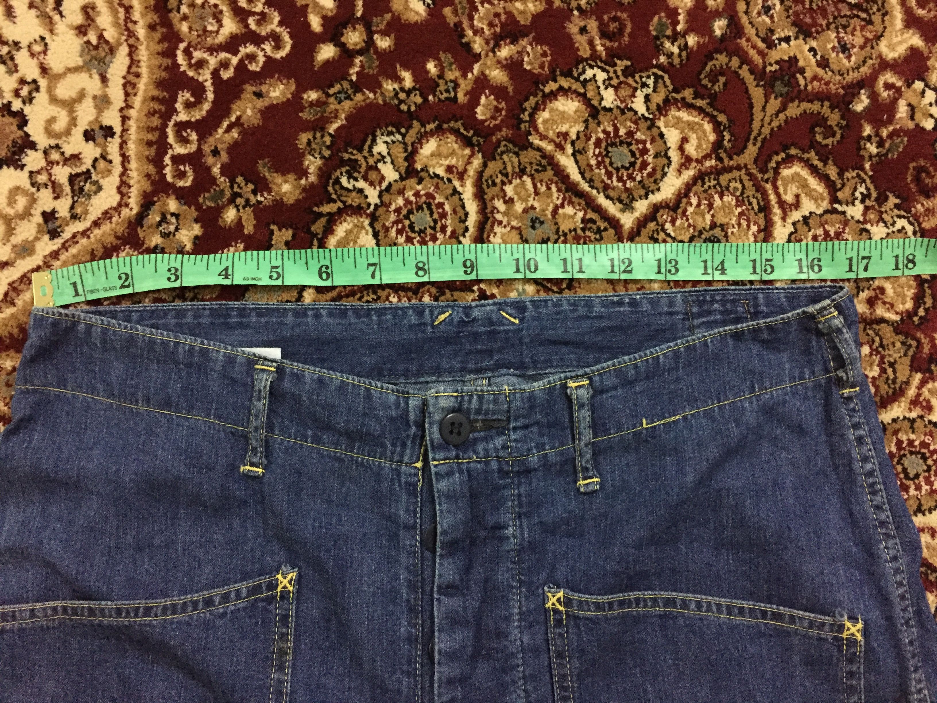 Needles HOGGS By Nepenthes Needles Military bush Soft denim pants Size US 33 - 10 Thumbnail