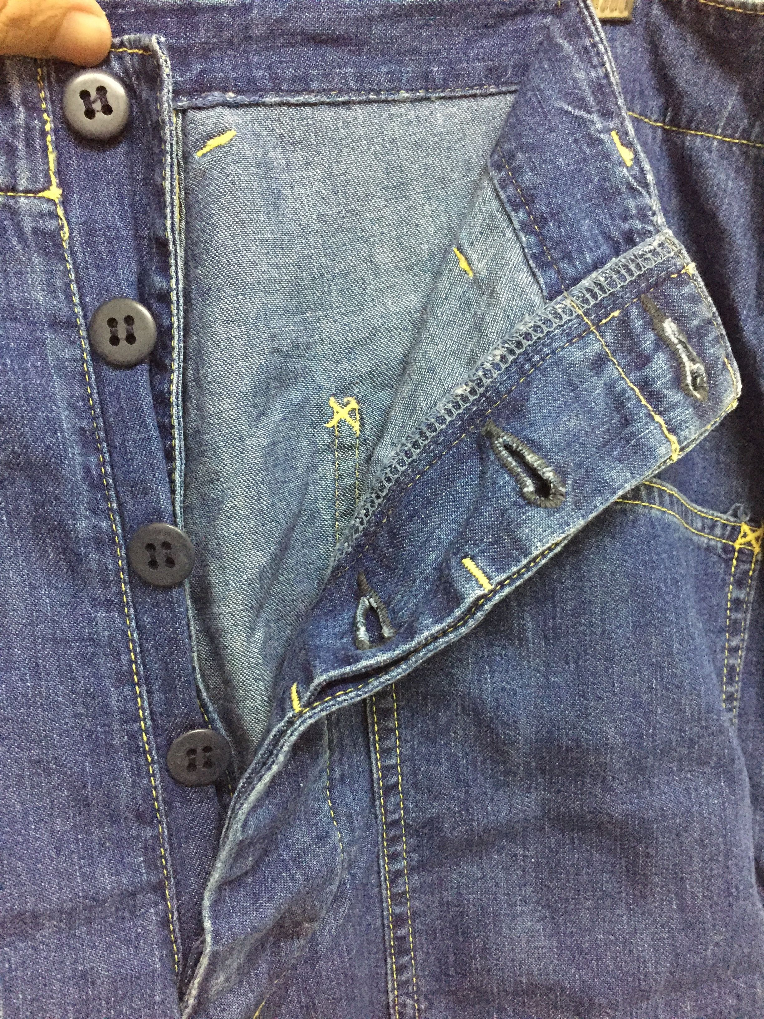 Needles HOGGS By Nepenthes Needles Military bush Soft denim pants Size US 33 - 5 Thumbnail