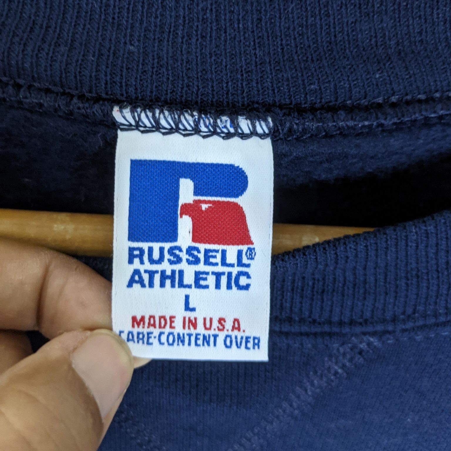 Russell Athletic Vintage 90's RUSSELL ATHLETIC Dolphin 20th Japan Sweatshirt Size US L / EU 52-54 / 3 - 6 Thumbnail