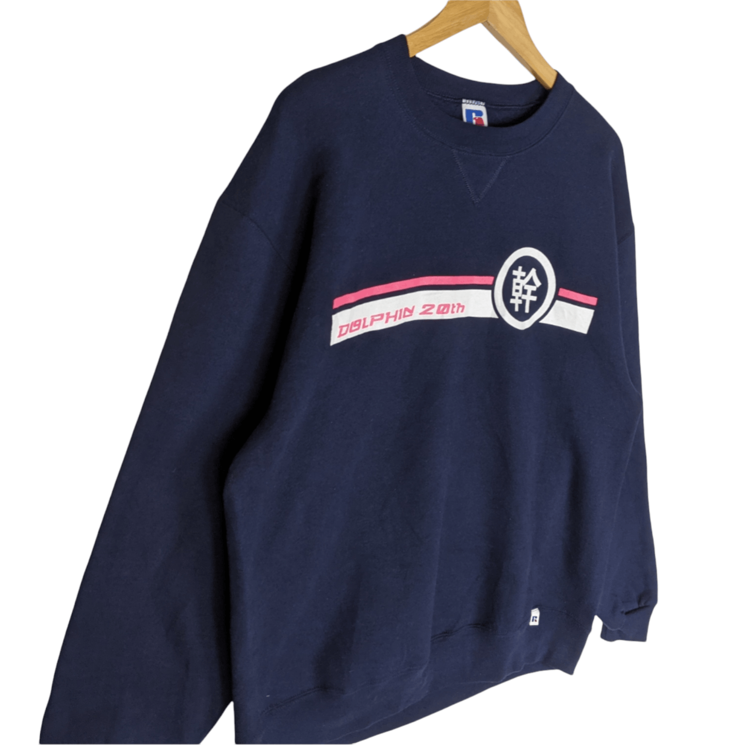 Russell Athletic Vintage 90's RUSSELL ATHLETIC Dolphin 20th Japan Sweatshirt Size US L / EU 52-54 / 3 - 3 Thumbnail