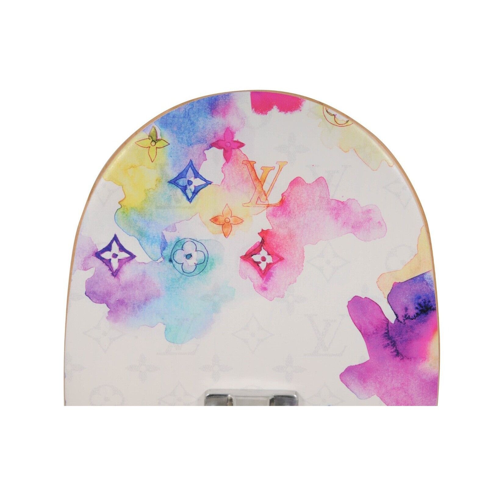 Louis Vuitton Skate Deck Watercolor LV Monogram Logo Skateboard Size ONE SIZE - 8 Thumbnail
