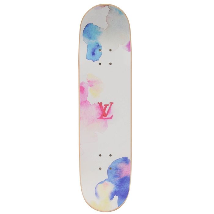 Louis Vuitton Skateboard Watercolor
