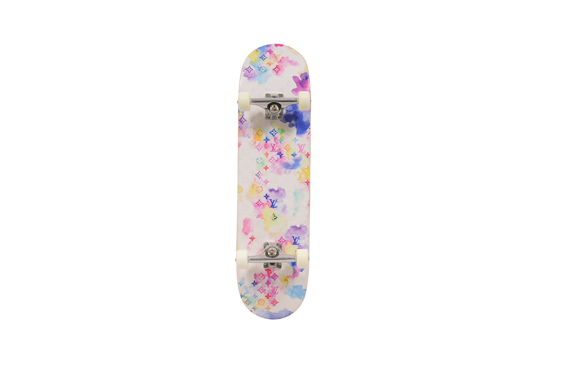 Louis Vuitton Skate Deck Watercolor LV Monogram Logo Skateboard Size ONE SIZE - 1 Thumbnail