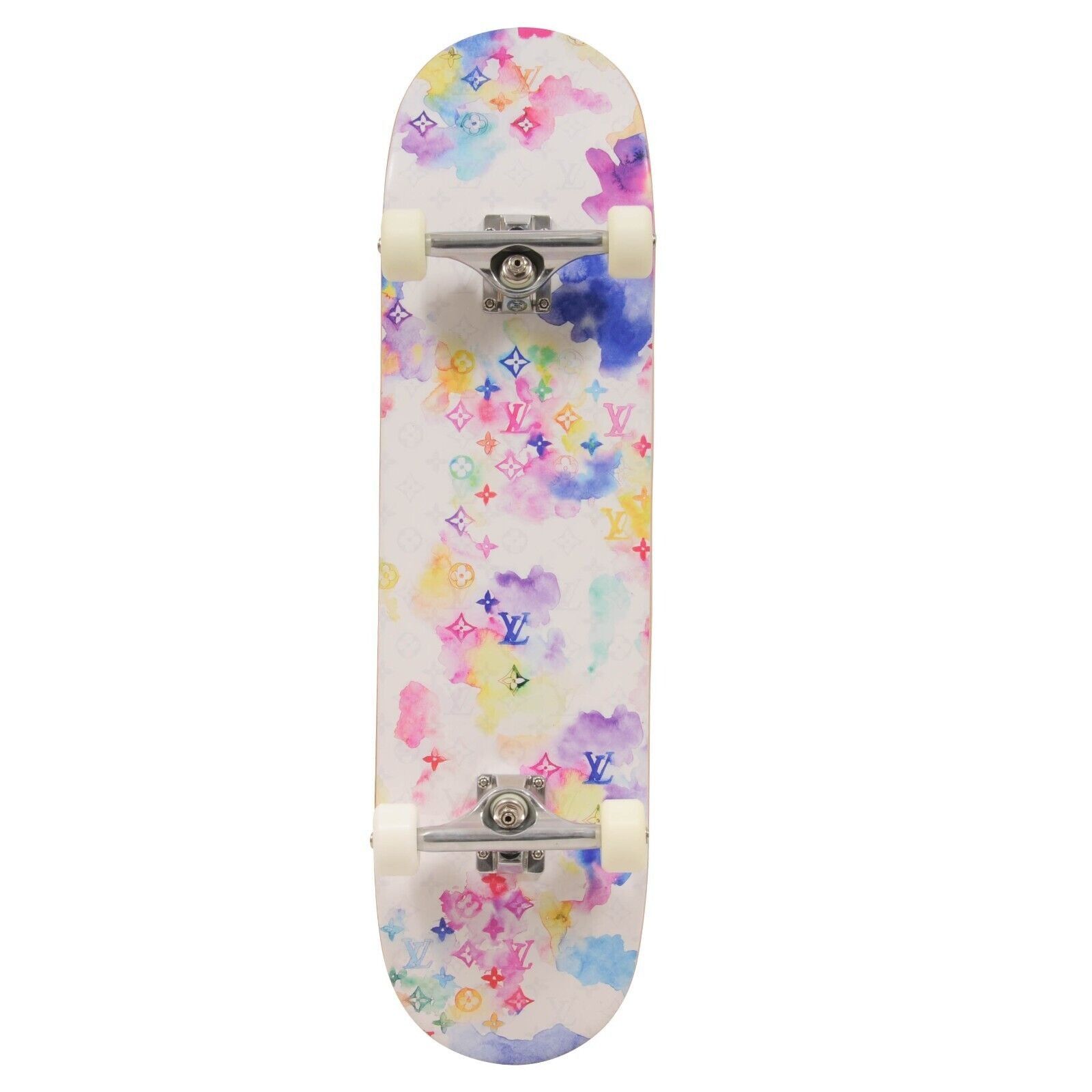 Louis Vuitton Skate Deck Watercolor LV Monogram Logo Skateboard Size ONE SIZE - 13 Thumbnail