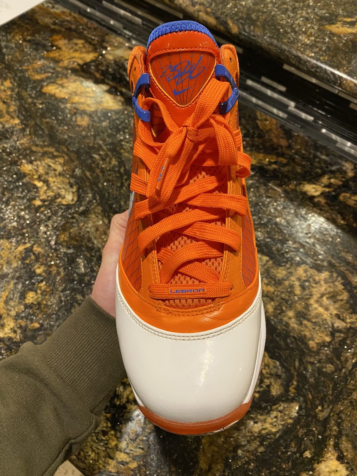 Nike Nike LeBron Hardwood Classic 7 Orange Sample PE Size US 10 / EU 43 - 9 Thumbnail