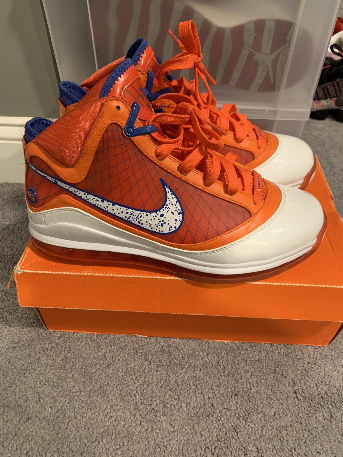 Nike Nike LeBron Hardwood Classic 7 Orange Sample PE Size US 10 / EU 43 - 3 Thumbnail