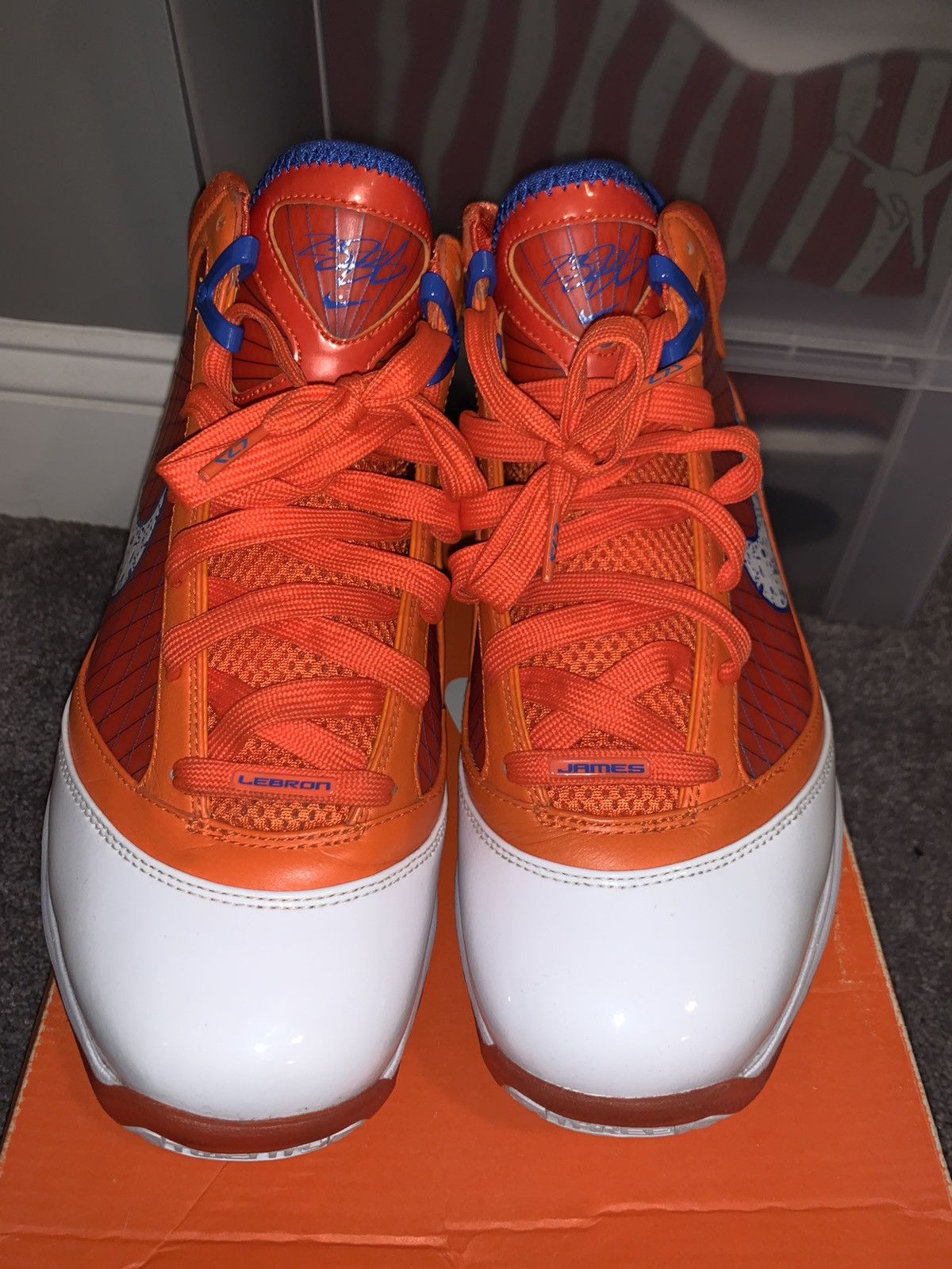Nike Nike LeBron Hardwood Classic 7 Orange Sample PE Size US 10 / EU 43 - 2 Thumbnail