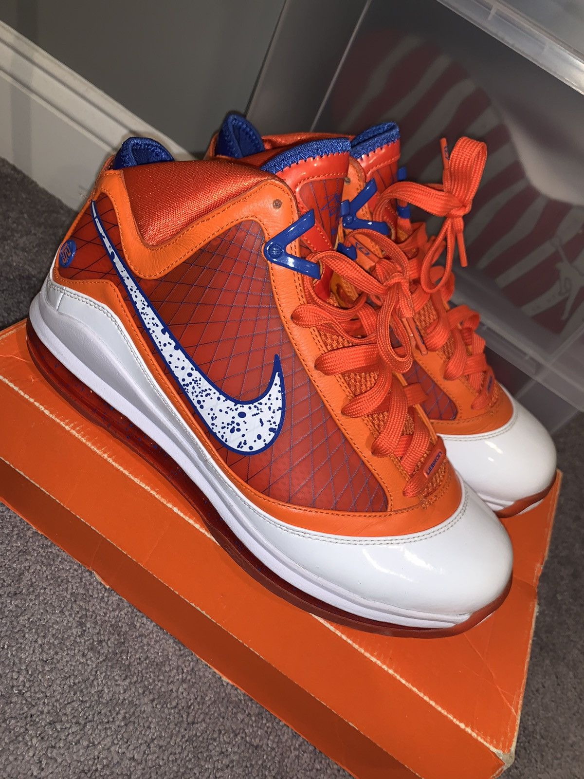 Nike LeBron Hardwood Classic 7 Orange Sample PE