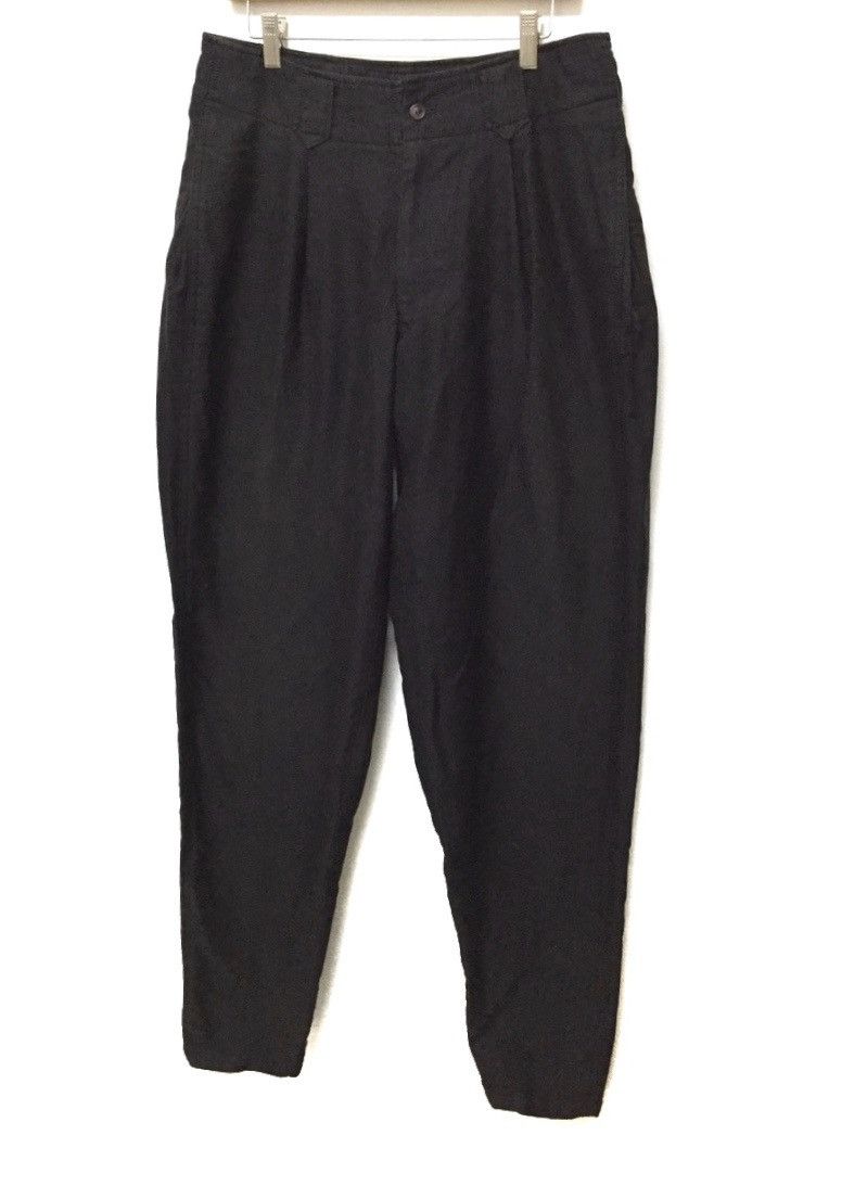 Issey Miyake 90s Issey Miyake Men Hidden side pocket heavy cotton buckle Size US 30 / EU 46 - 1 Thumbnail
