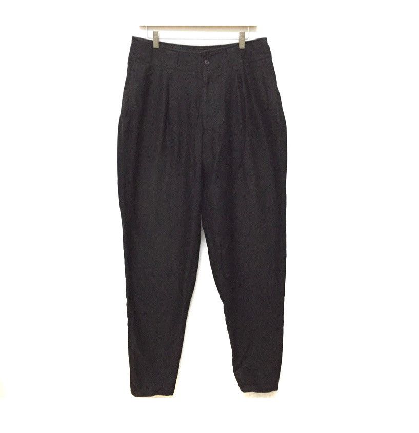 Issey Miyake 90s Issey Miyake Men Hidden side pocket heavy cotton buckle Size US 30 / EU 46 - 2 Thumbnail