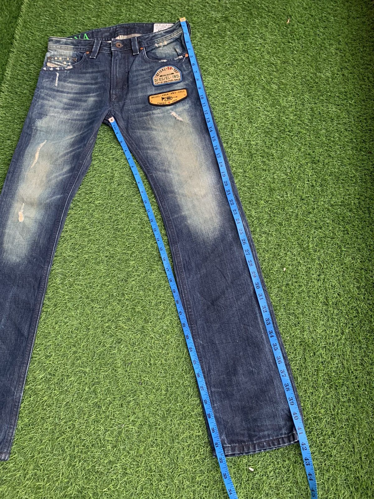 Diesel Designer Diesel.Co Jeans patches Slim Skinny Size US 30 / EU 46 - 17 Thumbnail