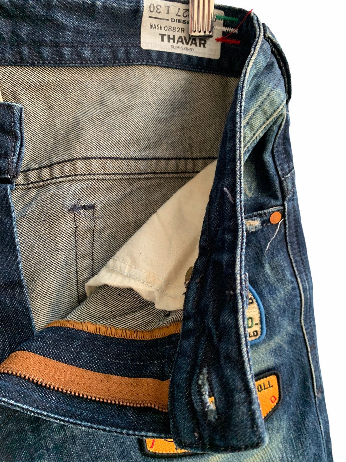 Diesel Designer Diesel.Co Jeans patches Slim Skinny Size US 30 / EU 46 - 9 Thumbnail
