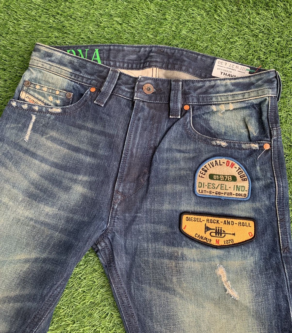 Diesel Designer Diesel.Co Jeans patches Slim Skinny Size US 30 / EU 46 - 13 Thumbnail