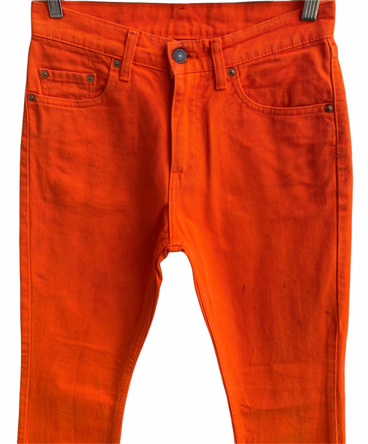 Levi's Vintage levis 90s Denim Jeans Hot 🍊orange Size US 28 / EU 44 - 3 Thumbnail