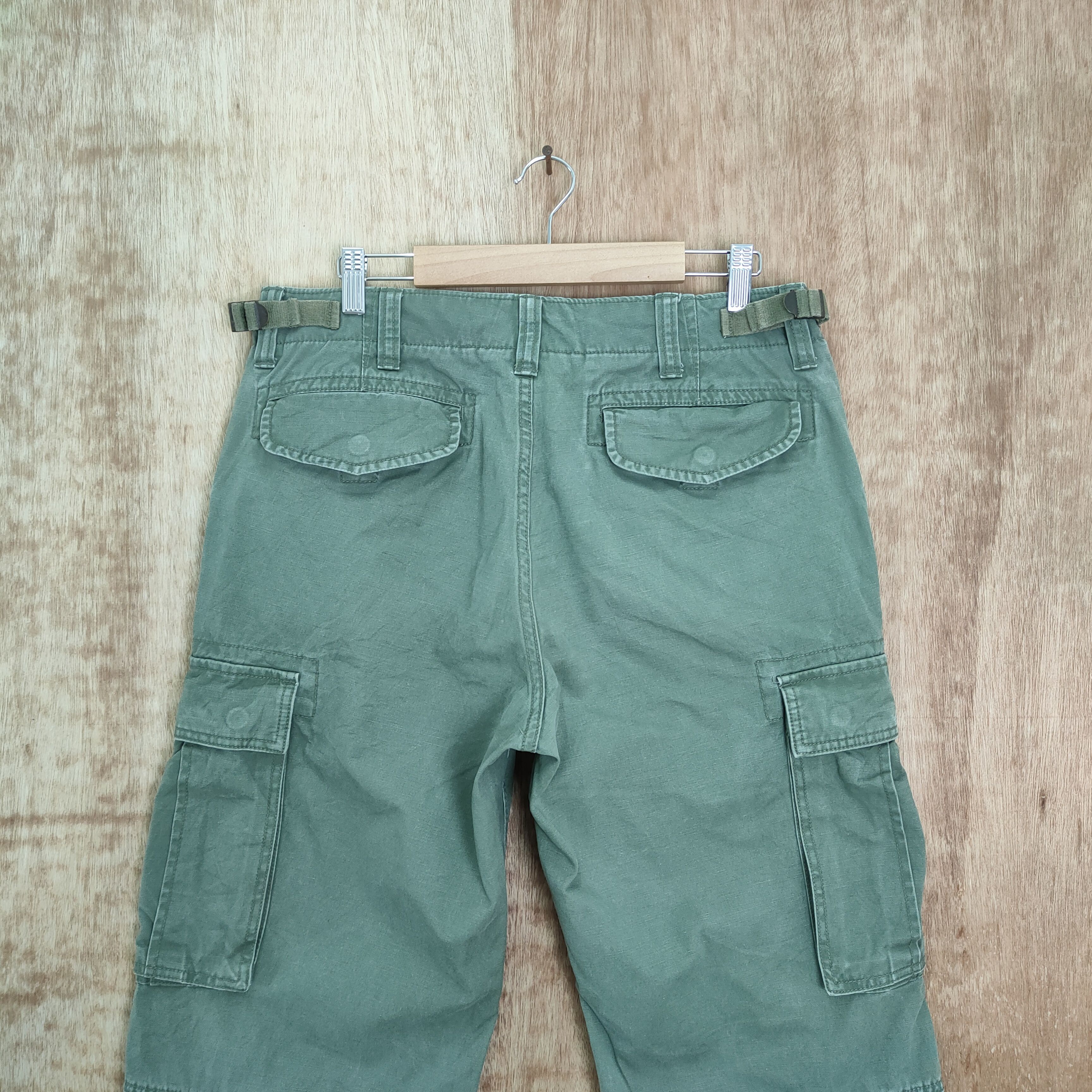 Gap GAP FADED GREEN CARGO PANTS MULTIPOCKET TACTICAL Size US 32 / EU 48 - 8 Thumbnail